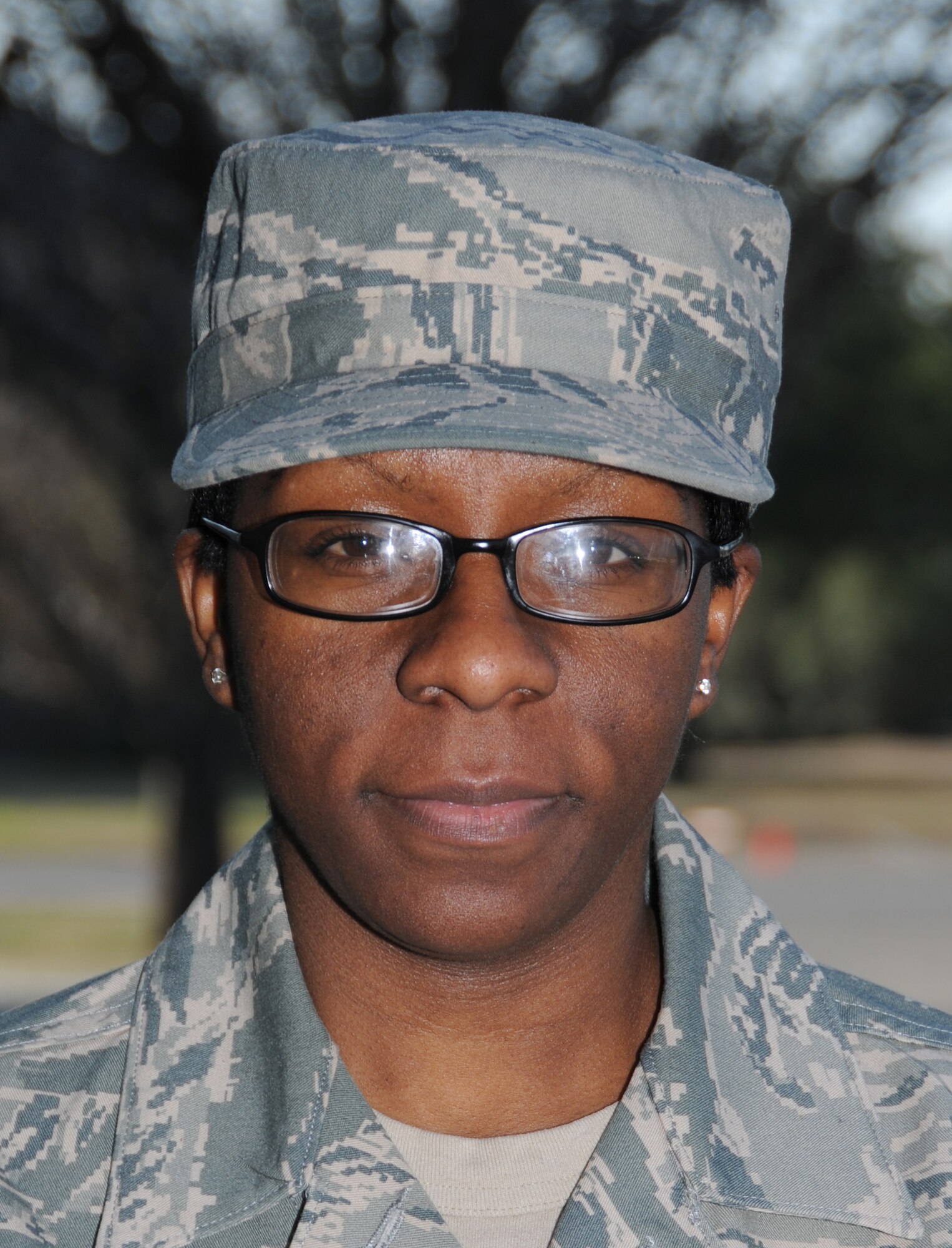 Senior Airman Joy Campbell graduated Feb. 15 from the personnel apprentice course in the 335th Training Squadron with perfect scores.  Airman Campbell, from Hanahan, S.C., is assigned to Charleston Air Force Base, S.C.  (U.S. Air Force photo by Kemberly Groue)