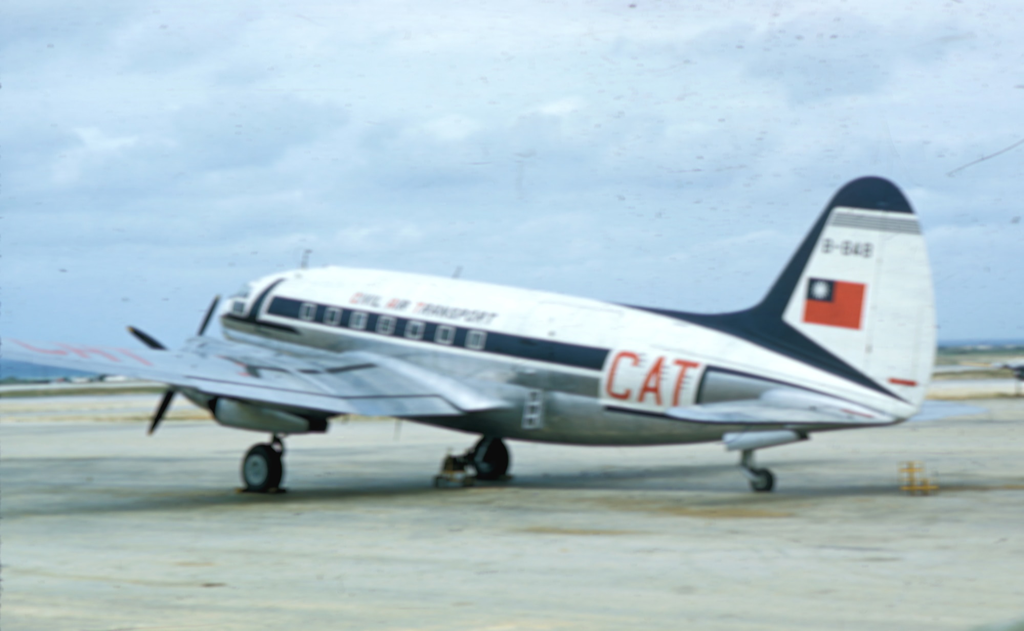 CIA-affiliated Civil Air Transport (CAT), forerunner of Air America, flew support missions for the French at Dien Bien Phu using C-119s, and elsewhere in Indochina with other aircraft like this C-46. (U.S. Air Force photo)