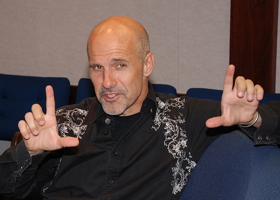 Jeff Jonas, the chief scientist at IBM Entity Analytics Group and an IBM Distinguished Engineer, is an expert in data analytics. He says for businesses, organizations and the military to be successful, they need to be able to not only process and make sense of the ever-growing amount of data that is coming in at a blistering pace, they need to do it faster than their competitors. (Photo by Elizabeth Long, 711 HPW)