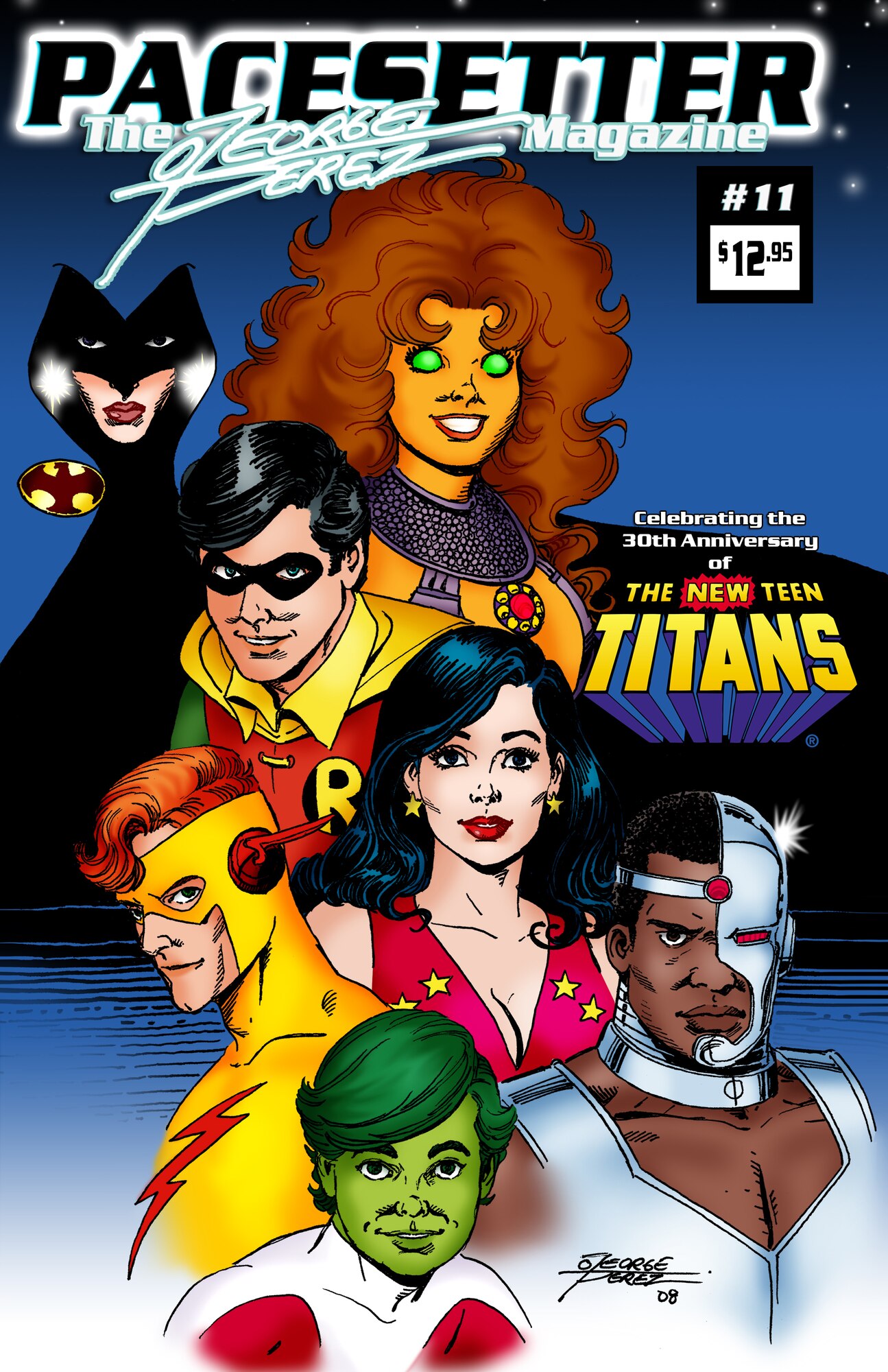 Master Sgt. Eric Sellers, 512th Aerospace Medicine Squadron laboratory services NCO in charge, is an avid comic book fan. He assisted in the production of the Pacesetter magazine that highlights the work of comic illustrator George Perez. All proceeds benefit the Wounded Warror Project. (Image by George Perez)