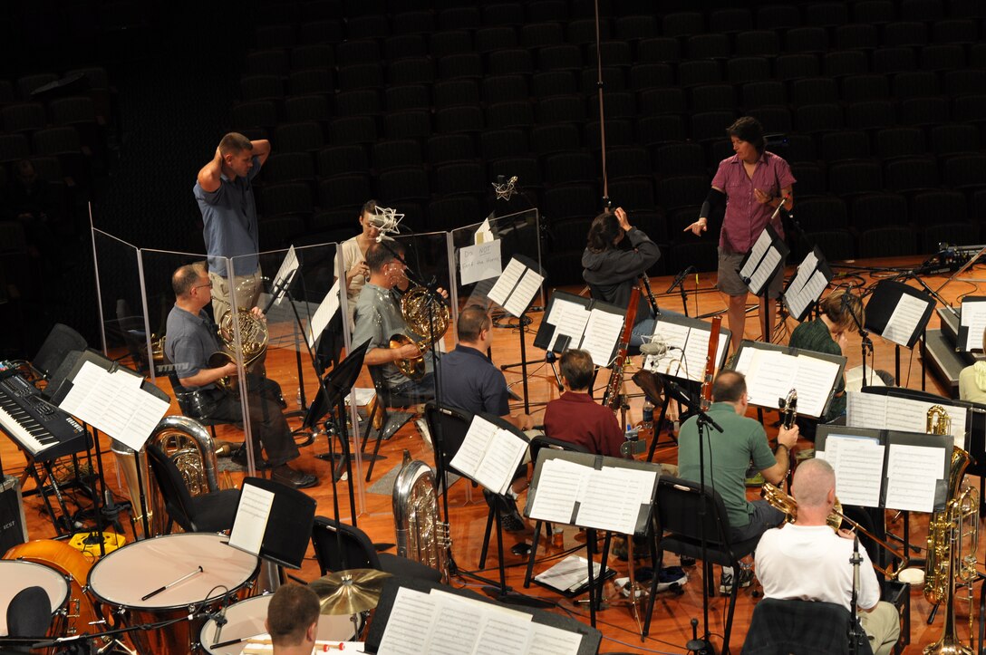 First Day of Concert Band recording session at Tezas A&M Laredo