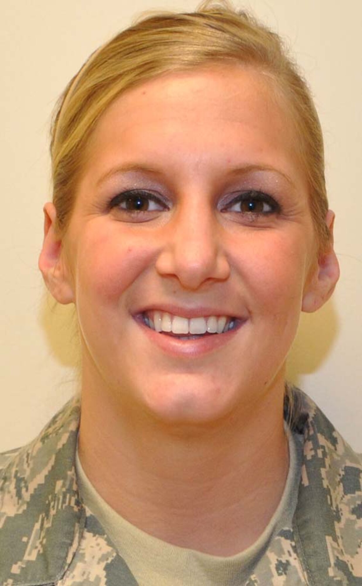 Airman 1st Class Tanya Schroeder, 81st Medical Operations Squadron, is the winner of the driving-under-the- influence slogan contest sponsored by the alcohol and drug abuse prevention and treatment program. She won a $50 gift card from the Army and Air Force Exchange Service for her winning entry.  (U.S. Air force photo by Steve Pivnick)