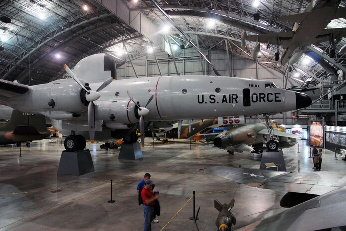 DAYTON, Ohio (01/2011) -- EC-121D after restoration crews placed it on pylons in the Southeast Asia War Gallery at the National Museum of the U.S. Air Force. (U.S. Air Force photo)
