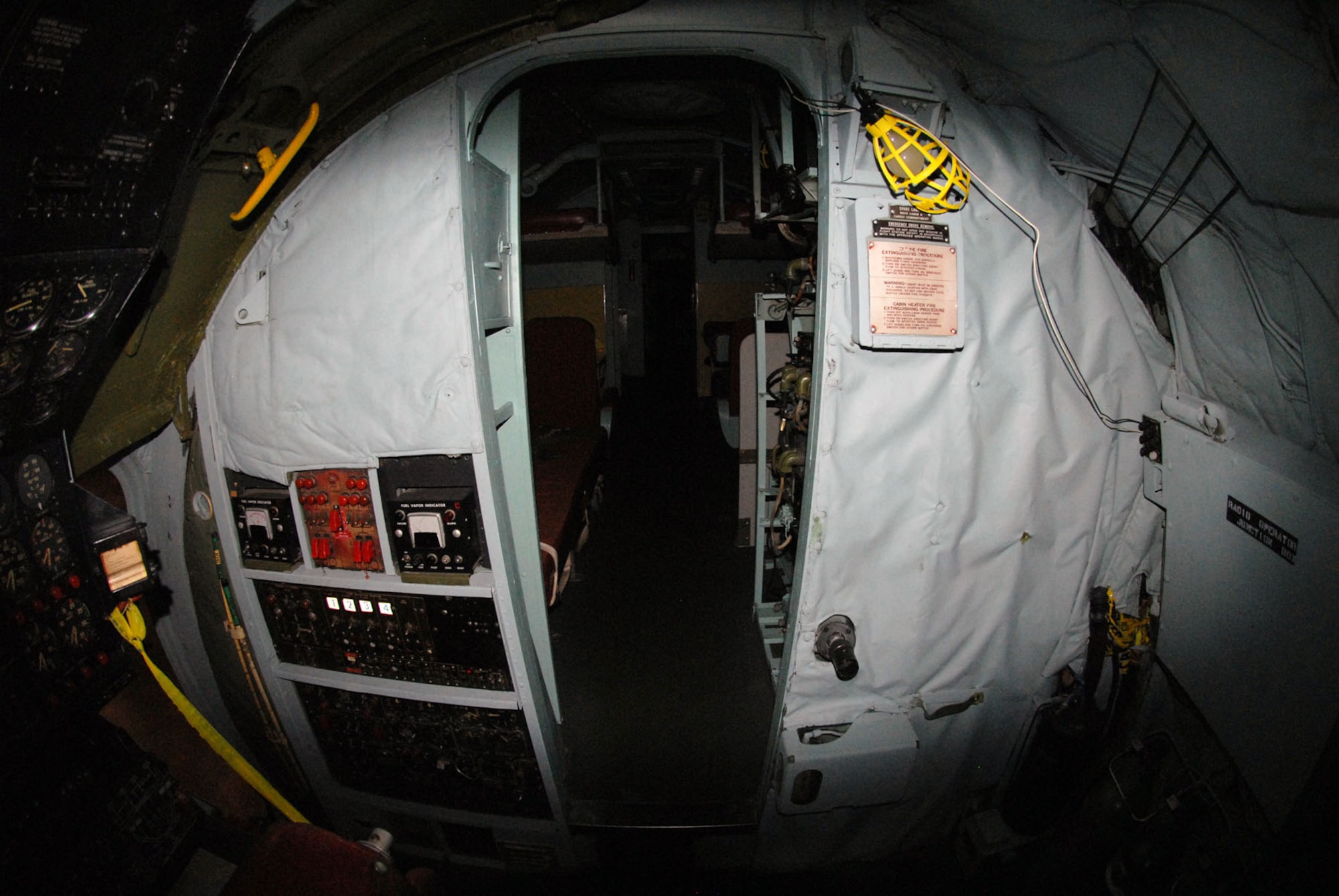 DAYTON, Ohio -- Lockheed EC-121D interior at the National Museum of the United States Air Force. (U.S. Air Force photo)