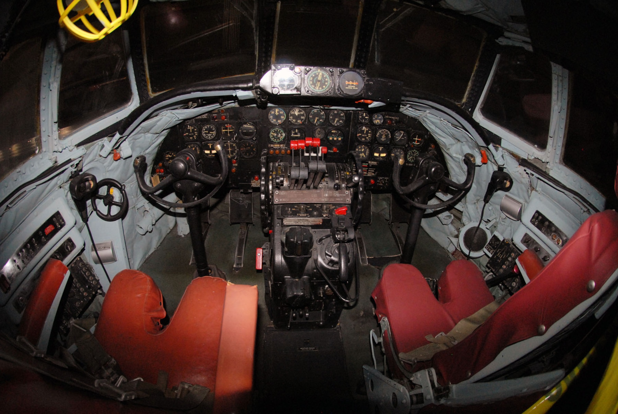DAYTON, Ohio -- Lockheed EC-121D cockpit at the National Museum of the United States Air Force. (U.S. Air Force photo)