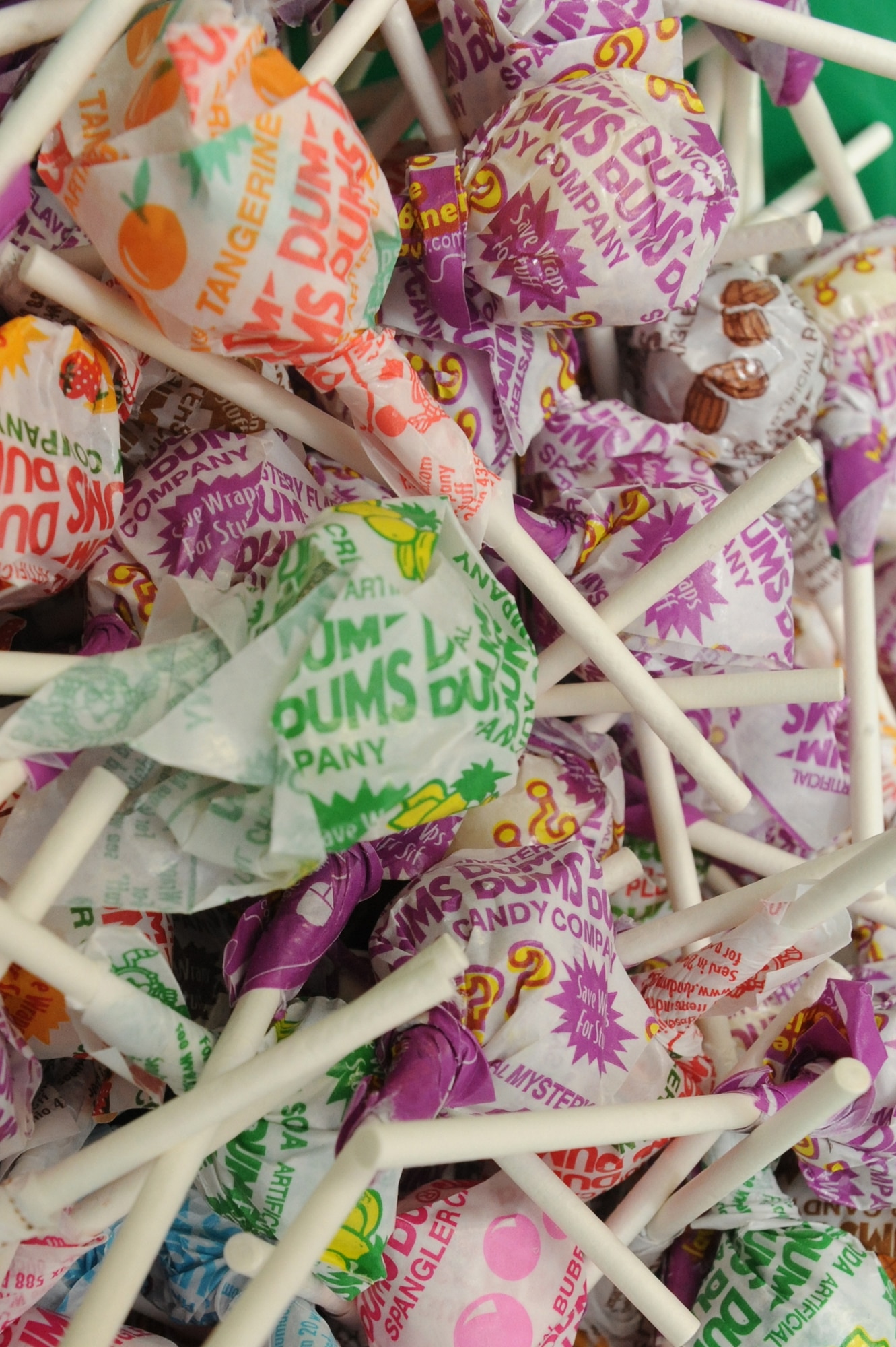 WHITEMAN AIR FORCE BASE, Mo. - Handfuls of lollipops lay ready for a lucky child who enters the 509th Medical Operations Squadron pediatric clinic Jan. 6. The candy and sticker counter helps maintain a fun and relaxed environment for young patients. (U.S. Air Force photo by Senior Airman Carlin Leslie)

