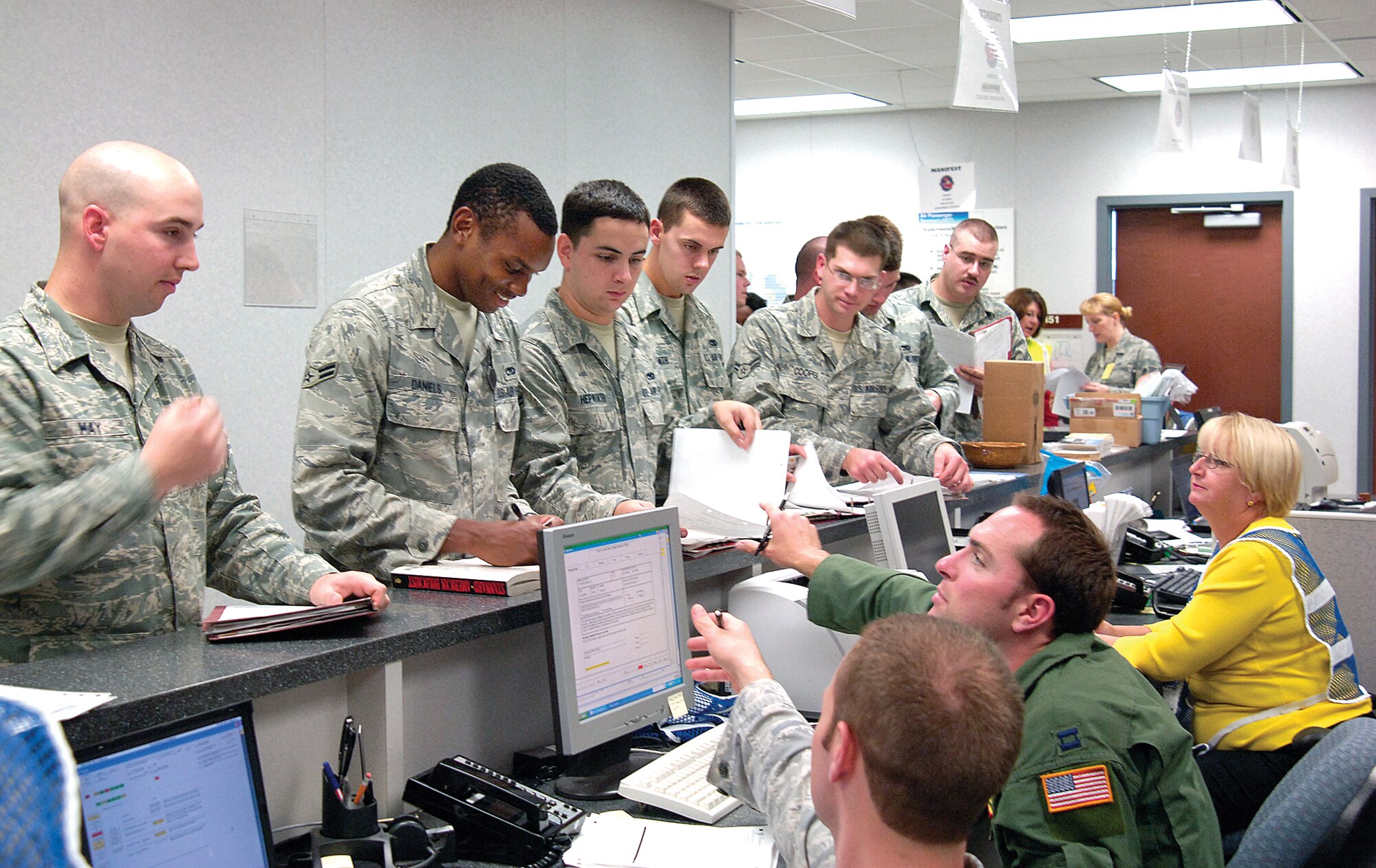 As part of Strategic Goal No. 4, base officials have made pre- and post-deployment programs and initiatives a priority. In doing so, they strive to make Tinker’s Airmen fully prepared to deploy and while providing the training and equipment necessary to fulfill their mission downrange. (Air Force photo by Margo Wright)