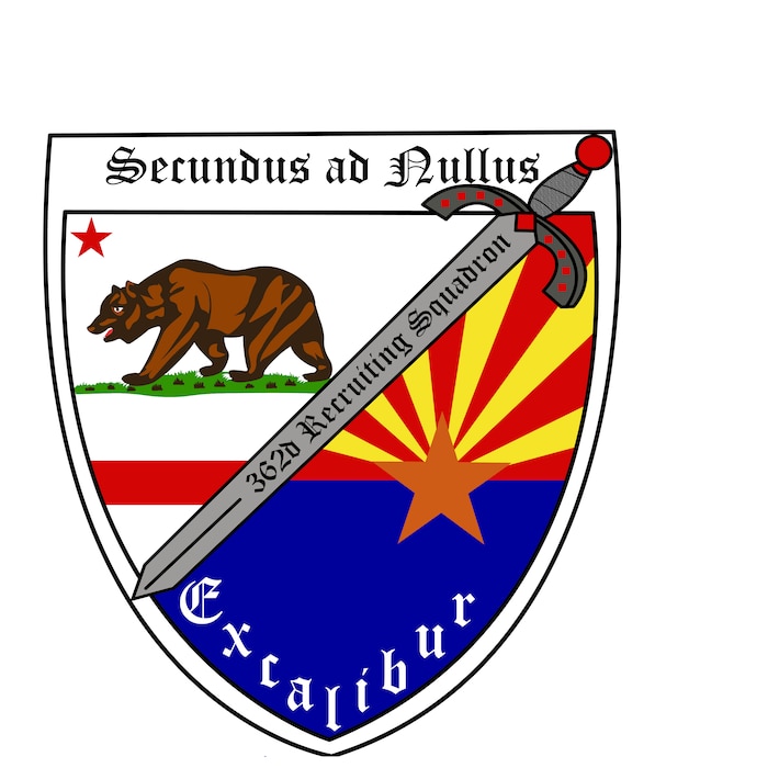 The 362nd Recruiting Squadron is headquartered at March Air Reserve Base, Calif. (U.S. Air Force graphic)