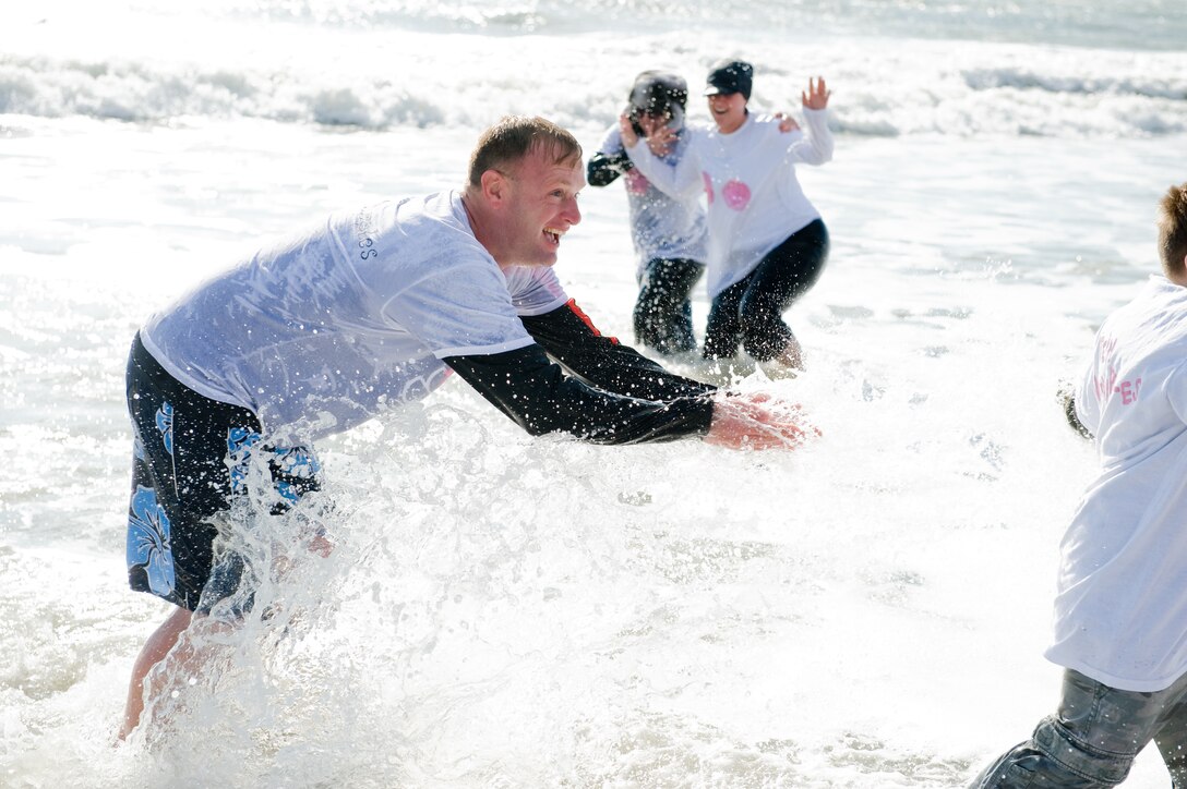 Special Olympics held their annual Polar Plunge fundraiser at Onslow Beach, Saturday, Jan. 8, 2011.