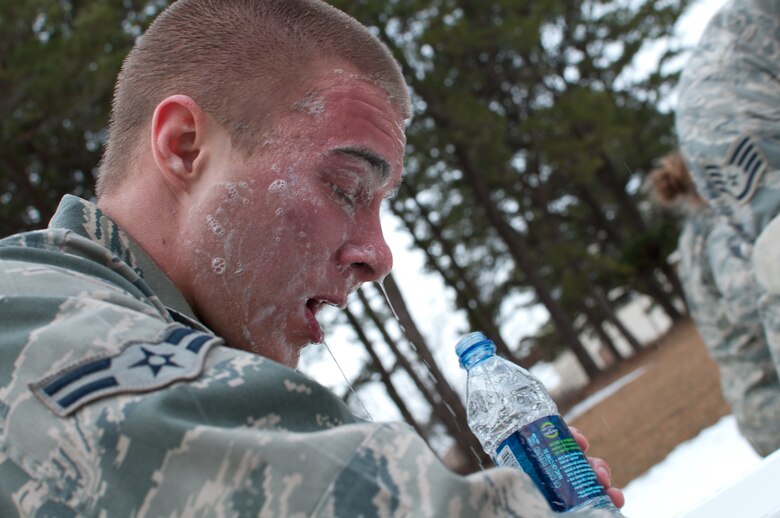 Security Forces Squadron Pepper Spray Training 102nd Intelligence Wing Display
