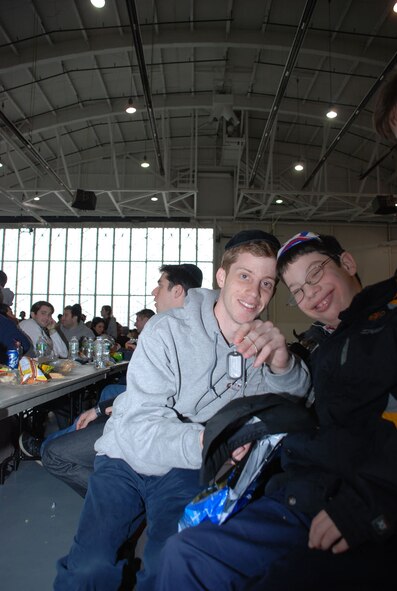 On Jan. 7, 45 terminally and seriously ill children and young adults visited Westover as part of a winter adventure with the New York-based non-profit organization Kids of Courage. (US Air Force photo/Master Sgt. Andrew Biscoe) 