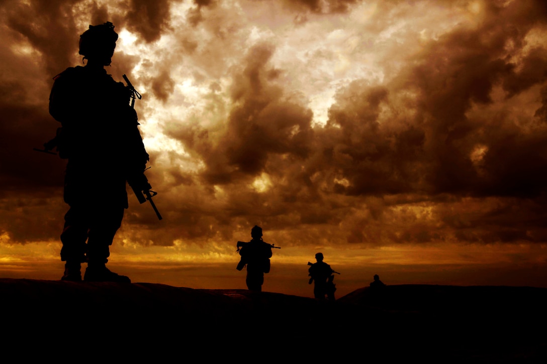 Marines with Lima Company, 3rd Battalion, 5th Marine Regiment conduct a census patrol in Sangin, Afghanistan, Jan. 10, 2011. The Marines conduct patrols to suppress enemy activity and gain the trust of the people. The battalion, assigned to Regimental Combat Team 2, conducted counterinsurgency operations in partnership with the International Security Assistance Force.