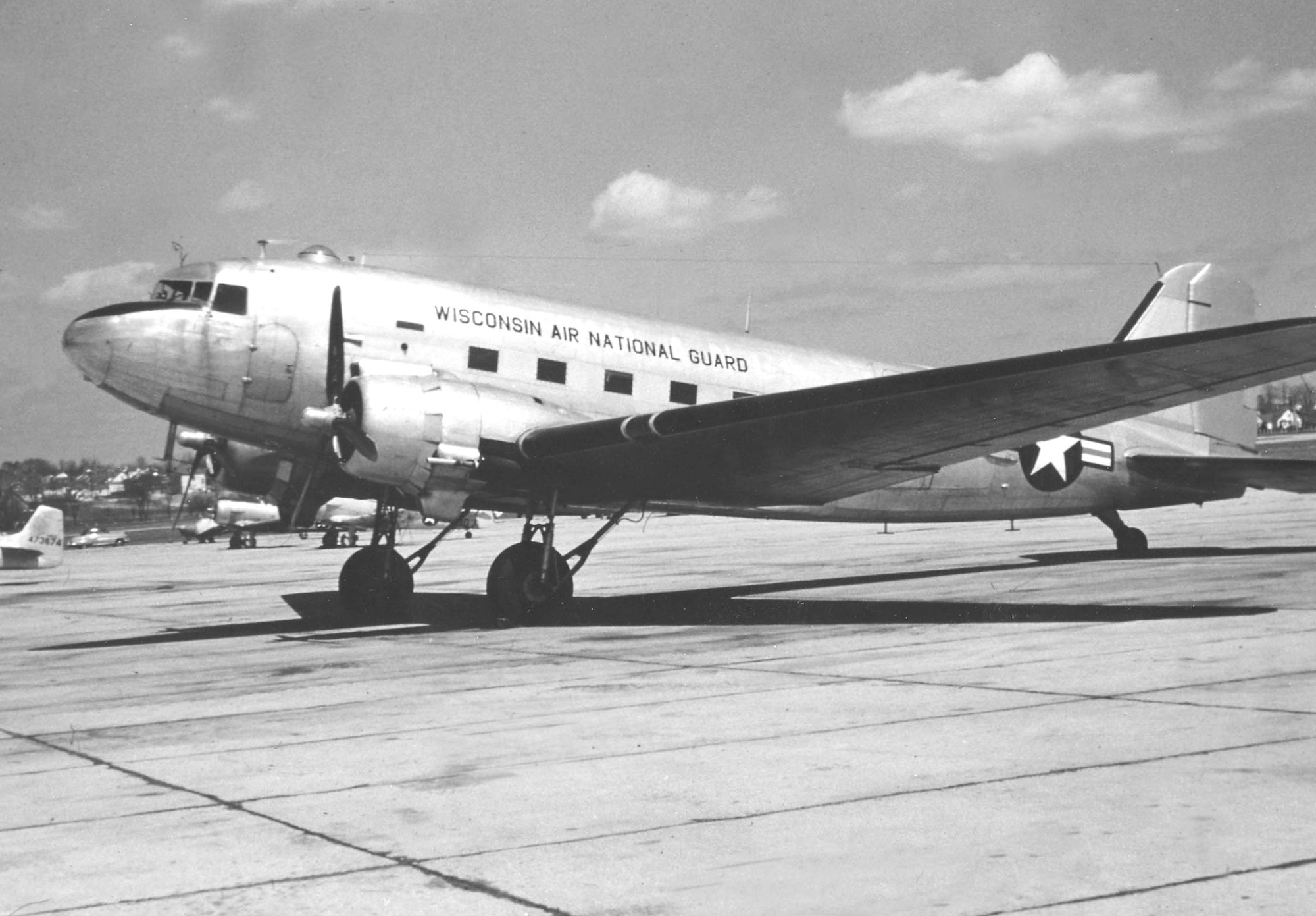 Mc Donnell-Douglas C-47 " Skytrain" was used by the 126th from 1947-1960 as a cargo hauler and troop transport.