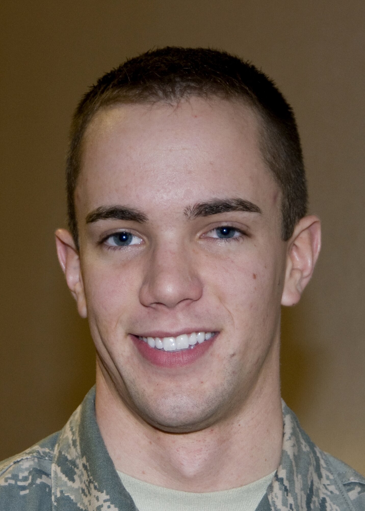 Airman Basic Bo Taylor graduated Jan. 11 from the personnel apprentice course in the 335th Training Squadron with a perfect score. He is a reservist from Hill Air Force Base, Utah.  (U.S. Air Force photo by Adam Bond)