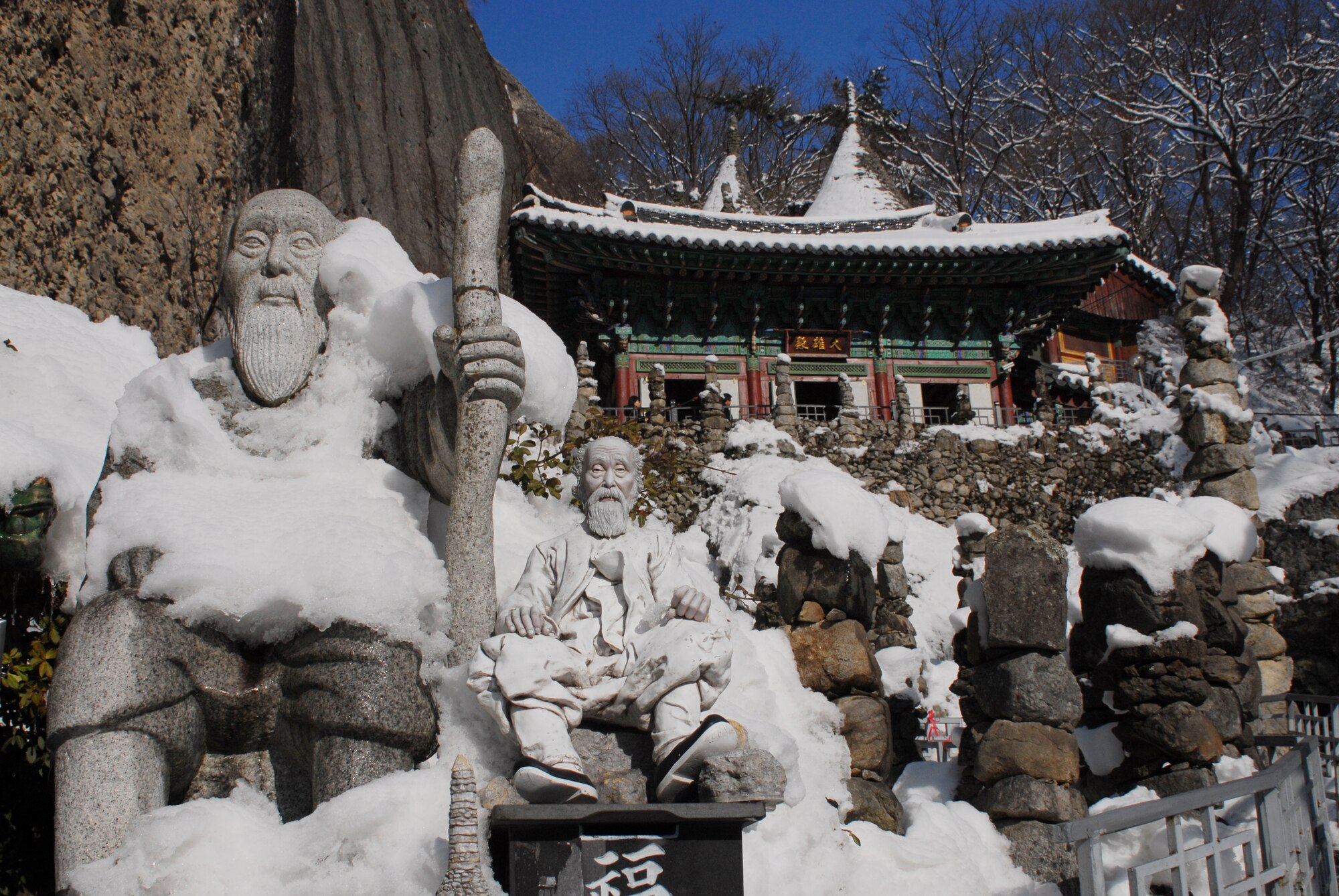 Tapsa Temple, Mt. Maisan Provincial Park, in Jinan-gun, Jeollabuk-do, Republic of Korea. (U.S. Air Force photo/Staff Sgt. Eric Burks)