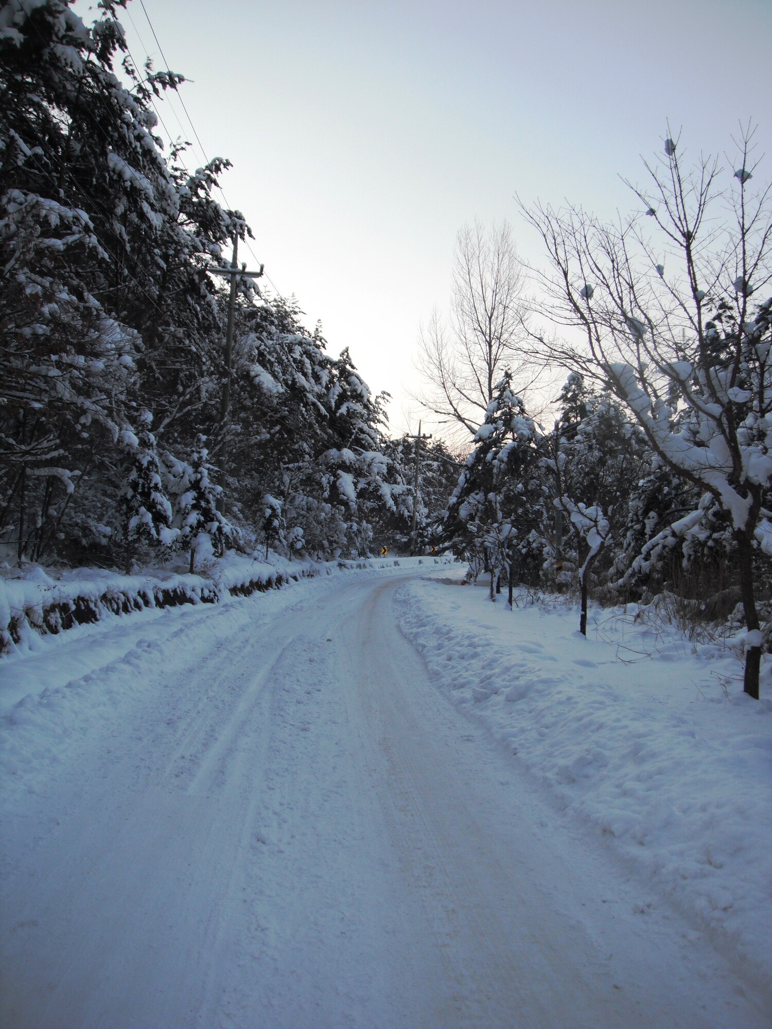 Road to Anseong Hiking Support Center, Deogyusan National Park, Republic of Korea. (U.S. Air Force photo/Staff Sgt. Eric Burks)