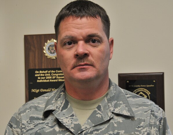 Master Sgt. Donald Hart, installation security manager assigned to the 628th Security Forces Squadron, is the 2010 Outstanding Security Forces Flight Level Senior Noncommissioned Officer of the Year Award winner. 
