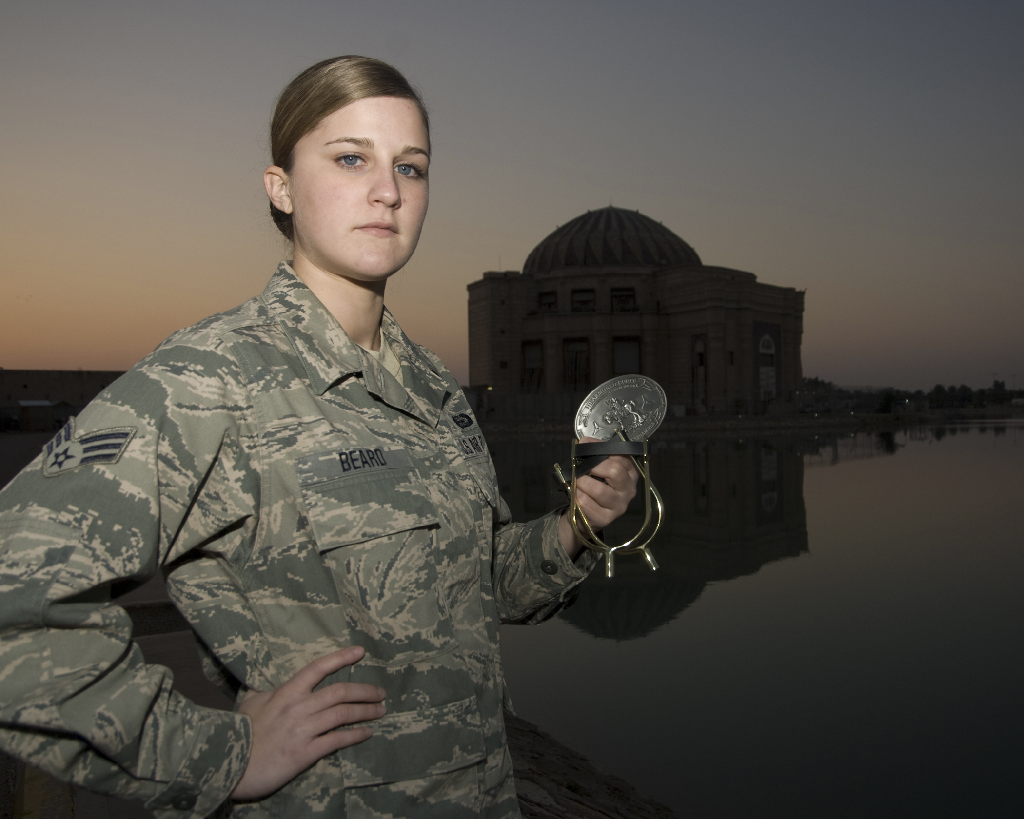 Airman marches, lowcrawls and sweats her way into history Part one