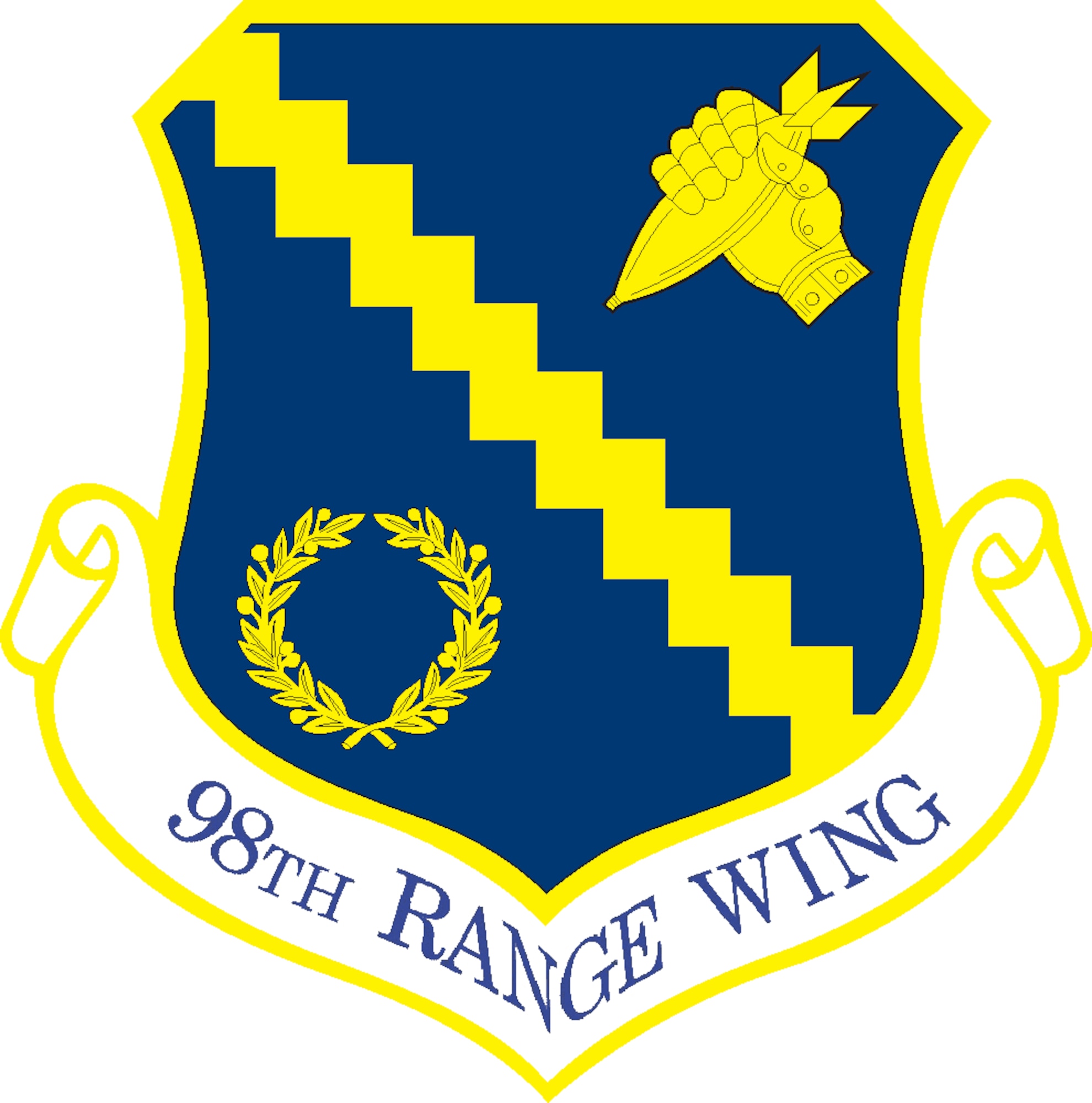 The 98th Range Wing provides command and control of the Nevada Test and Training Range. The commander coordinates, prioritizes and is the approval authority for activities involving other governmental agencies, departments and commercial activities on the NTTR. The 98th RANW also integrates and provides support for test and training programs that have a direct effect on the war-fighting capabilities of the combat air forces.