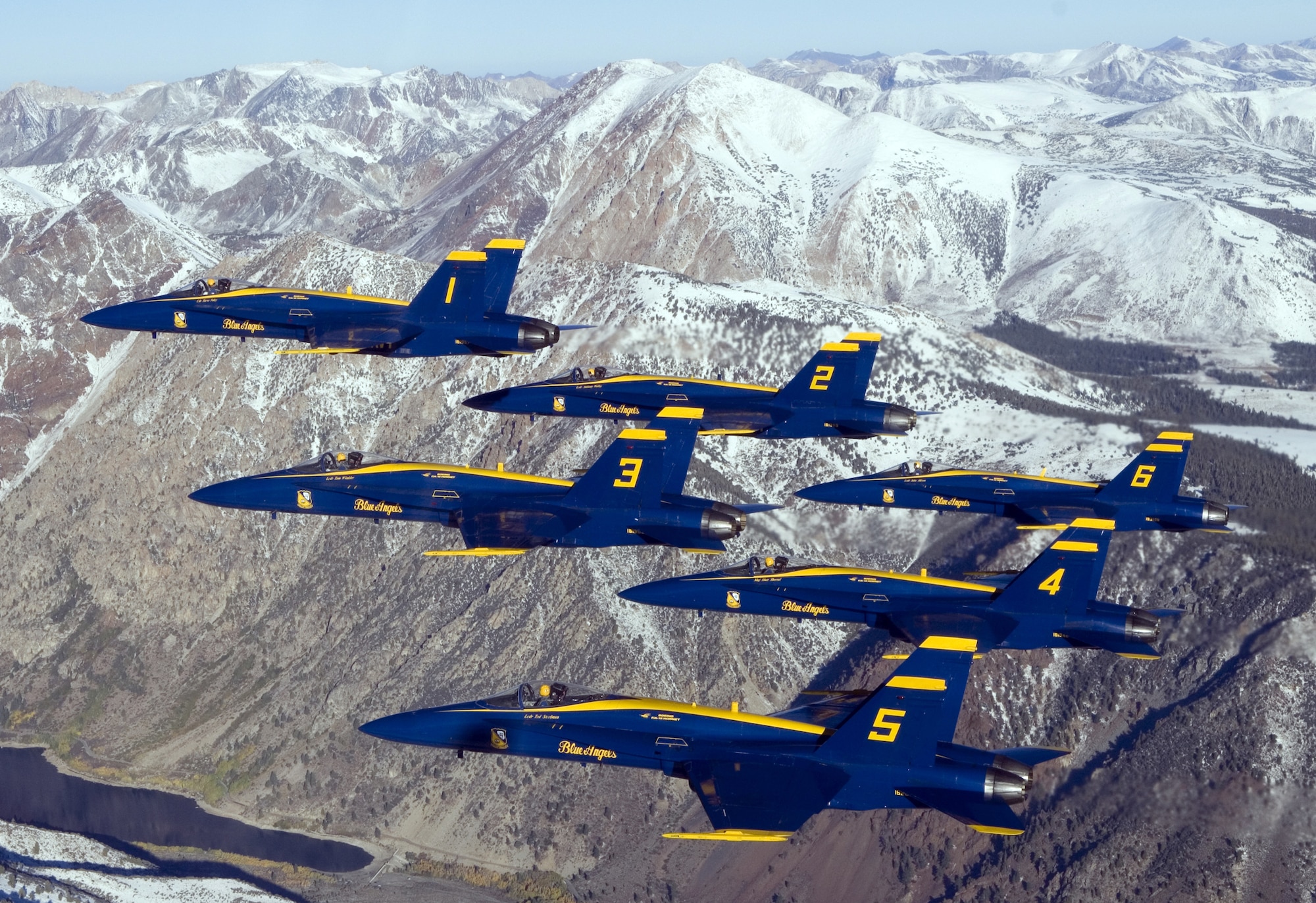 The Navy's Blue Angels aerial demonstration team will be the highlight event at an air show in Great Falls July 30-31 co-sponsored by Malmstrom, the Montana Air National Guard and the city. (U.S Navy courtesy photo)