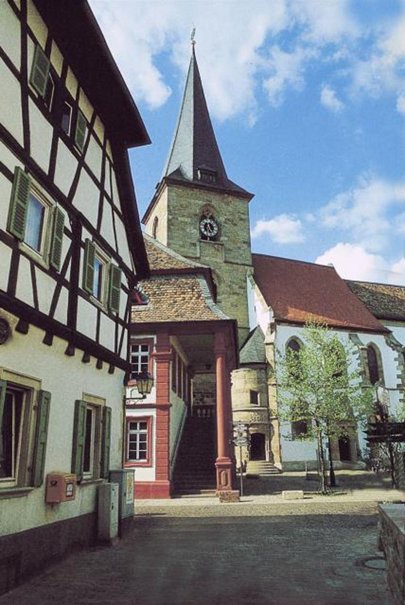 The Baroque town hall in Freinsheim is the starting location for the  
red wine hike today, Saturday and Sunday. (Courtesy photo)