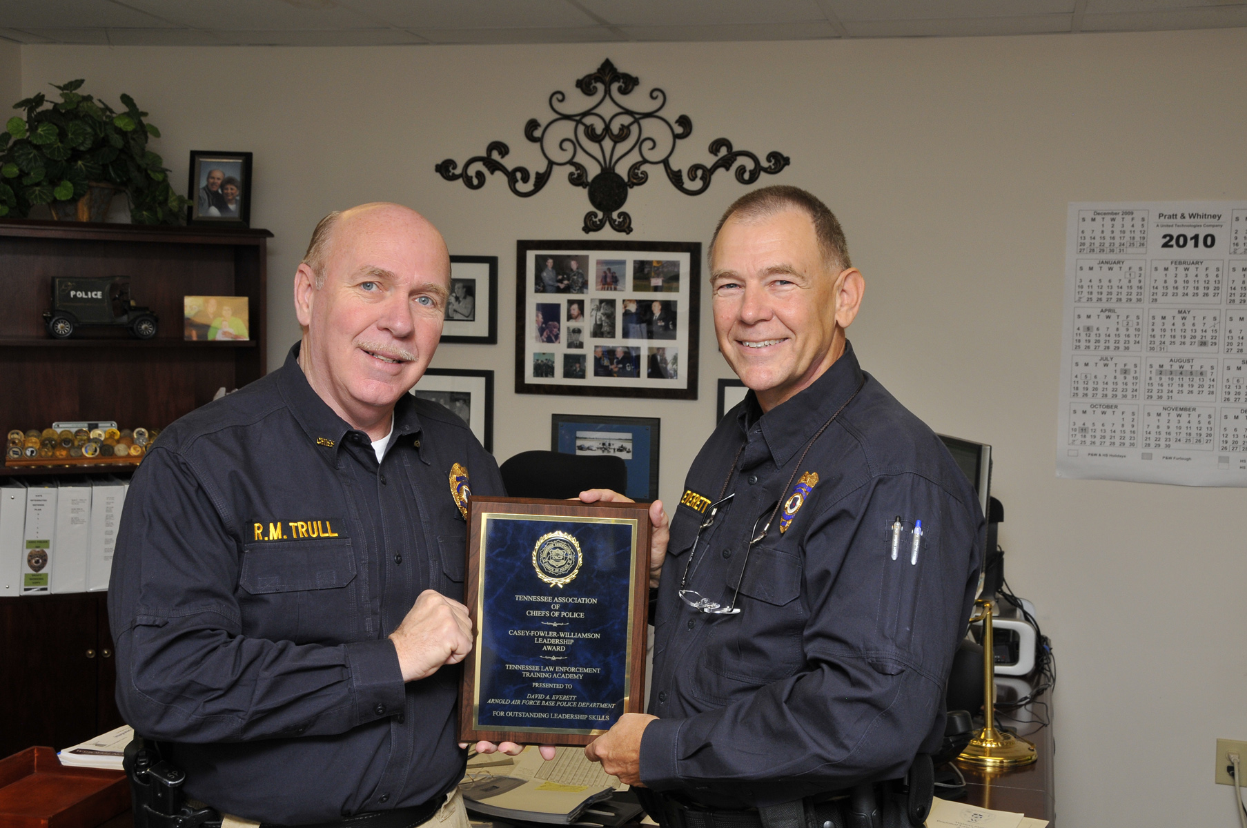 Everett Wins Prestigious Award At Police Academy Arnold Air