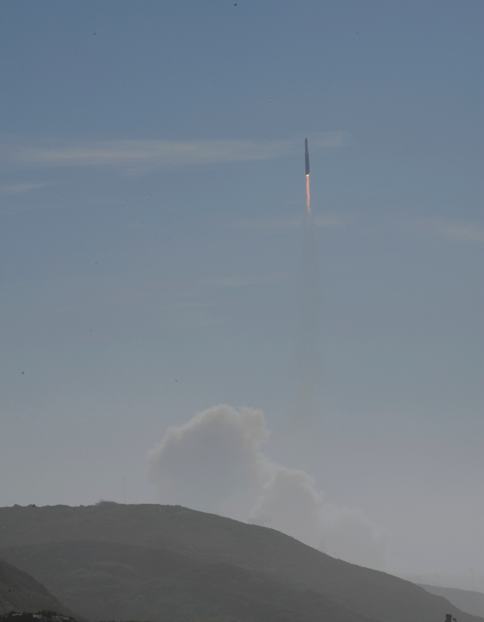 A Delta IV Heavy Launch Vehicle was launched Jan. 20, 2011, at Vandenberg Air Force Base, Calif. The rocket ever to launch carried a national security payload for the National Reconnaissance Office. (U.S. Air Force photo/Airman 1st Class Lael Huss)