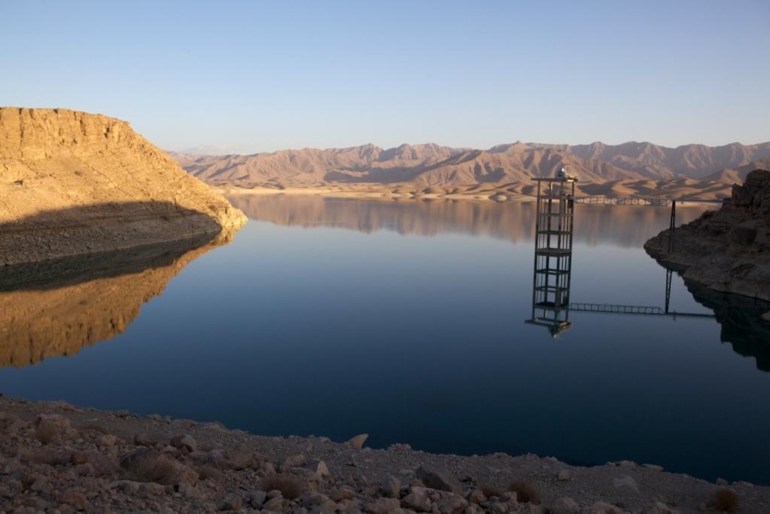 Juan Piek, South African working for a private security company guarding the Kajaki Dam, Helmand Province, Afghanistan. Bravo Company, 1 Marine Divsion, 10th Company.::r::::n::2011/01/22. Picture: JAMES OATWAY.