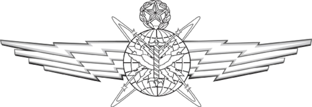 Cyberspace Support Badge-Master (Shaded). U.S. Air Force graphic by Corey Parrish of the Defense Media Activity-San Antonio. Image is 8x5.7 inches @ 72 ppi.