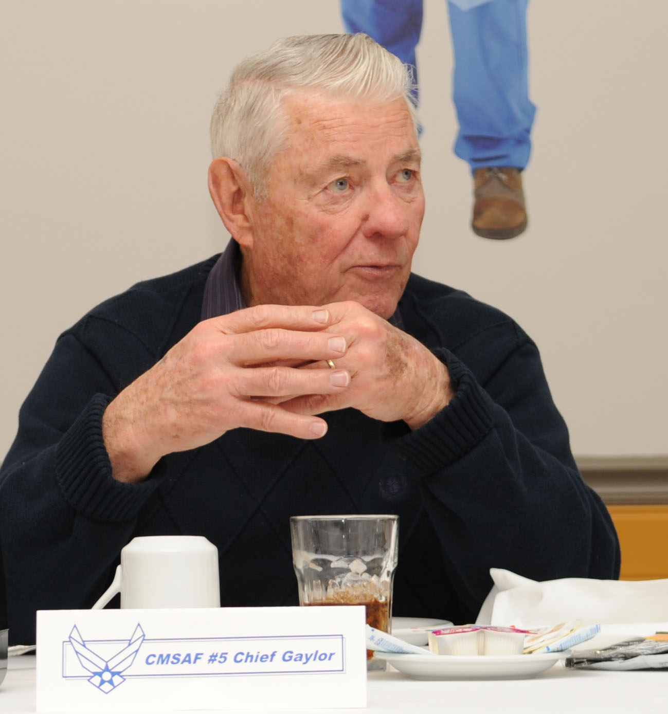Cmsgt gaylor visits barksdale