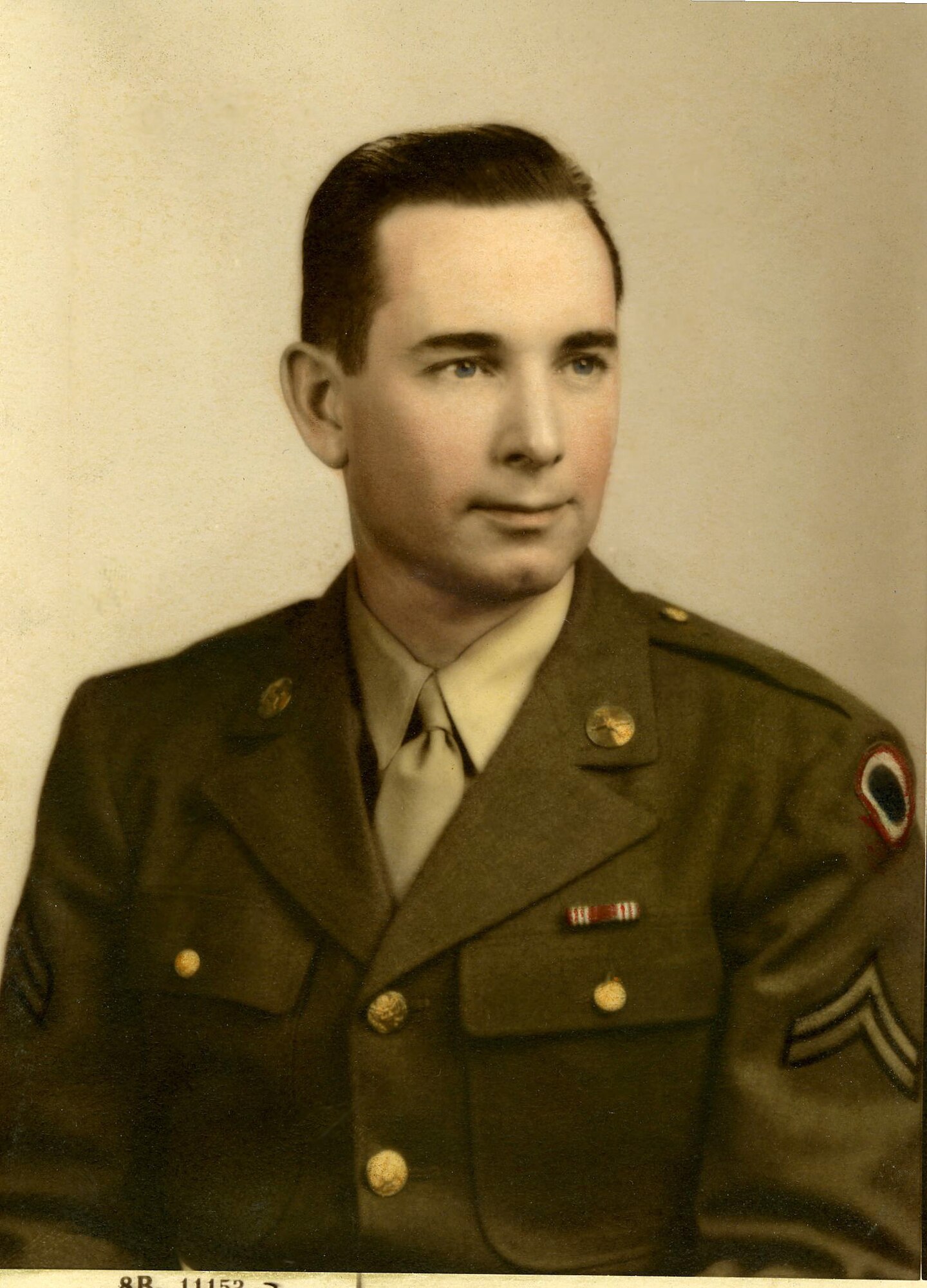 E.B. Moore, Captain Moore?s grandfather, served in the Army during World War II. (Courtesy Photo)