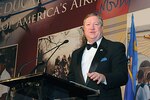 Secretary of the Air Force Michael Donley delivers the keynote address during the 2011 AETC Ball. Photo by Don Lindsey.