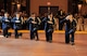 Members of the Louis D. Brandeis High School Air Force JROTC unarmed drill team, The Blue Aces, perform during the 2011 AETC Ball. Photo by Don Lindsey.