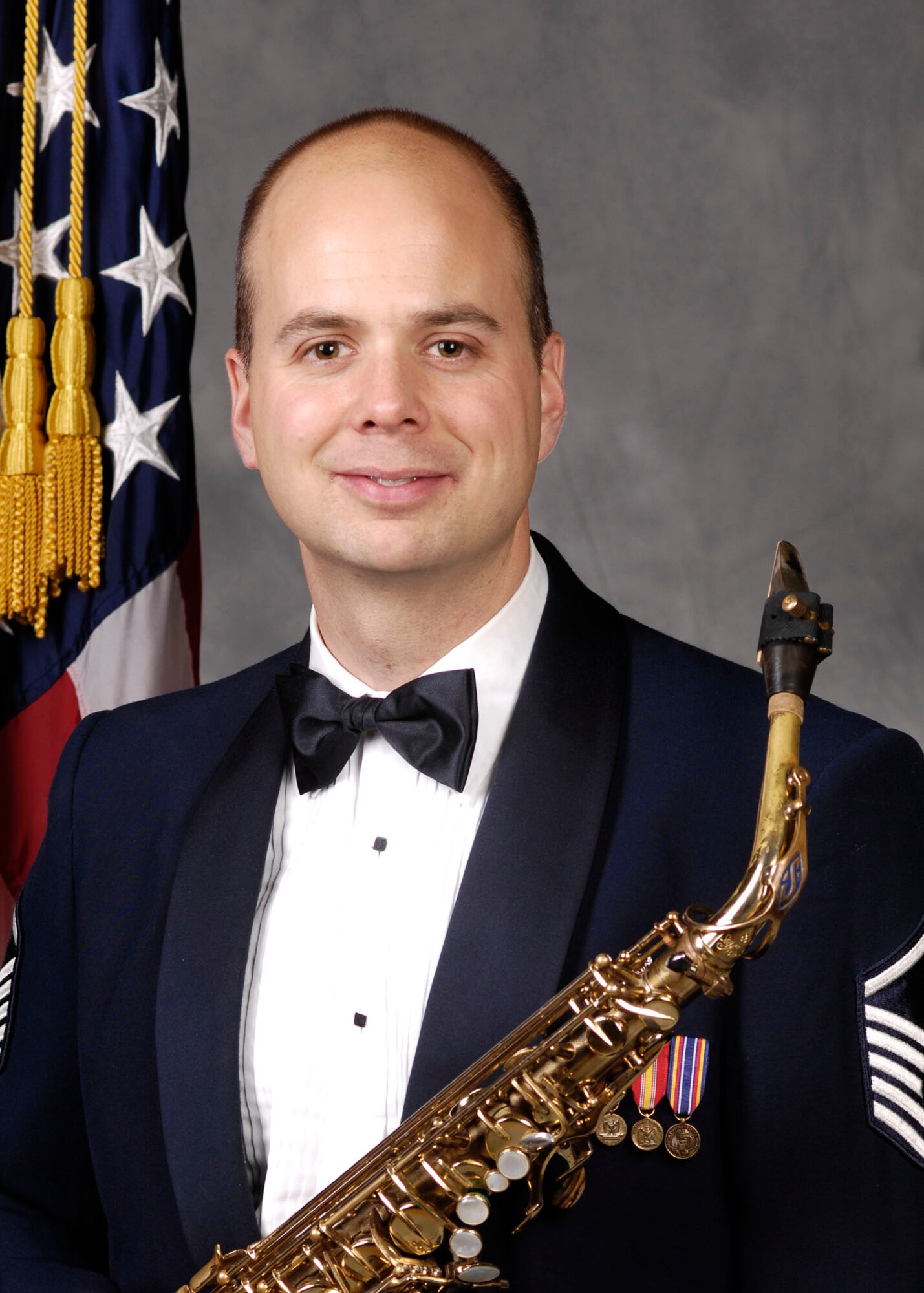 Master Sgt. Jeremy Koch performed at the United States Navy International Saxophone Symposium.  His program included “Giallo” by Nathan Lincoln-Decusaties and “Pit Band” by William Albright.  Sergeant Koch, a saxophonist with the Concert Band, was joined by the Band’s bass clarinetist, Master Sgt. John Romano.  The USAF Band regularly represents the very best of the men and women of the United States Air Force at music conferences, clinics and symposiums—often before the most esteemed industry leaders and professionals.