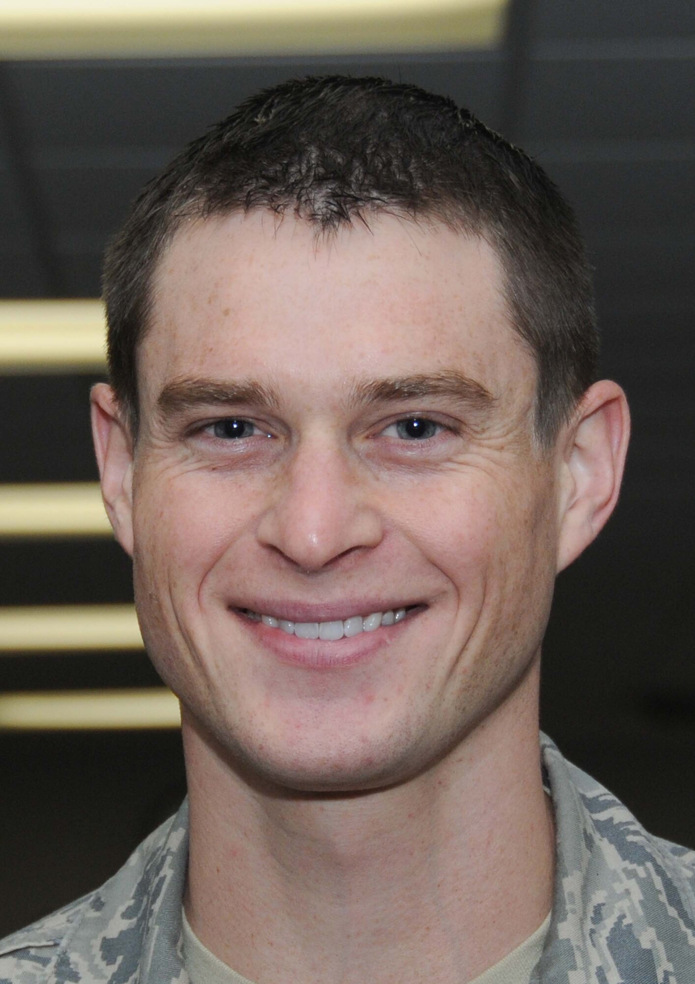 Outstanding company grade dietician — 1st Lt. Justin Hyde, 81st MDTS clinical dietetics chief.  (U.S. Air Force photo by Kemberly Groue)