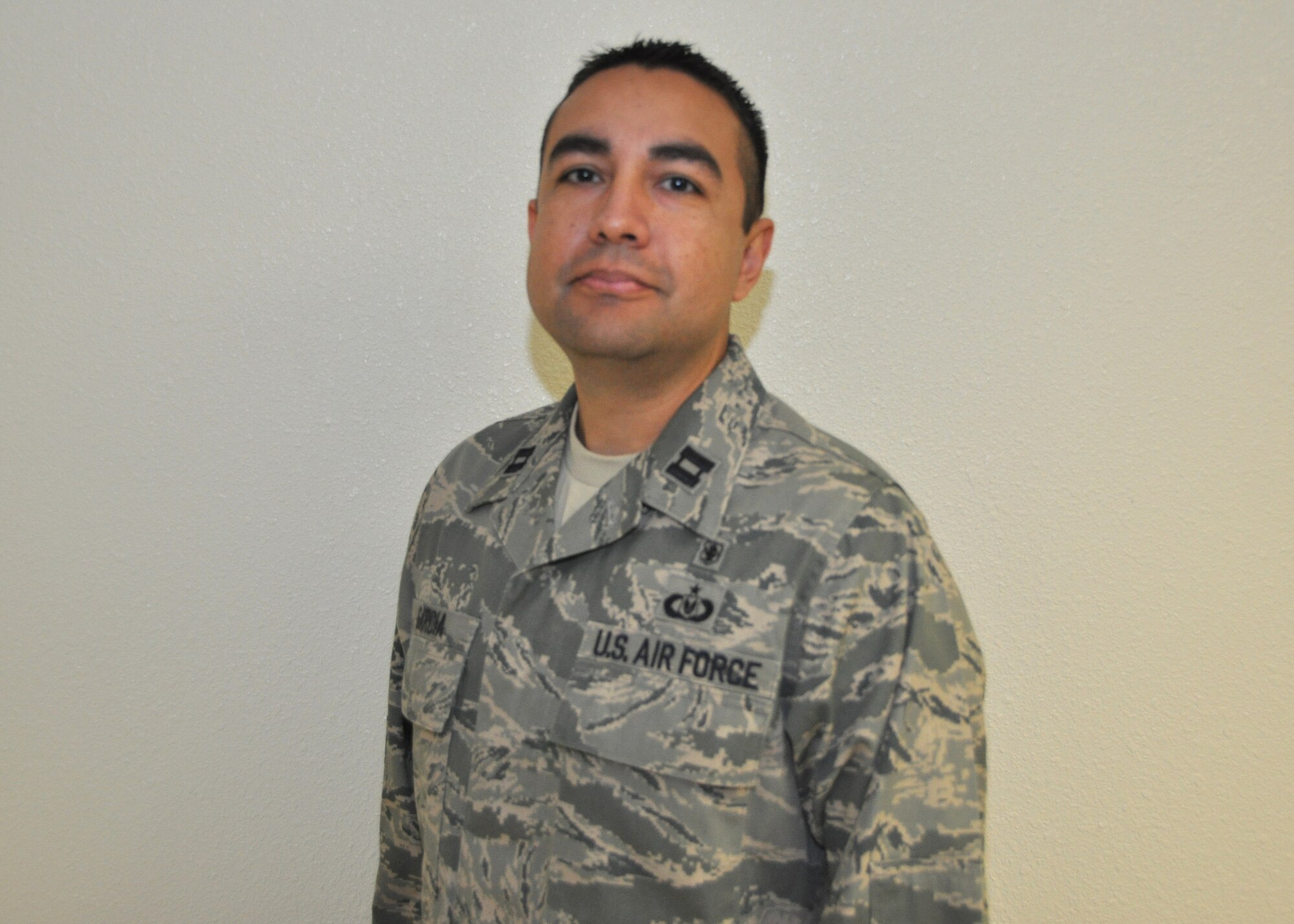 Medical surgical nurse — Capt. Reynel Garcia, clinical nurse with the 81st IPTS surgical inpatient flight.  (U.S. Air Force photo by Steve Pivnick)