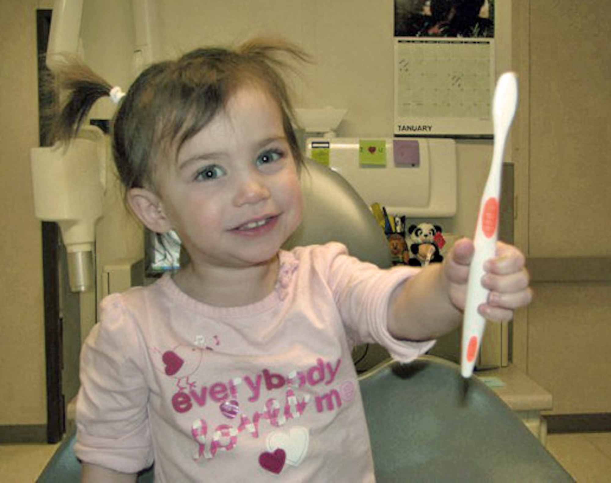 PETERSON AIR FORCE BASE, Colo. – Tooth decay is one of the most common and preventable childhood diseases. One of the most important roles of dental professionals is to prevent decay through education and encouragement of good oral hygiene practices. (Courtesy photo)