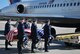 Members of the Eglin Air Force Base Honor Guard perform a dignified arrival in Pensacola, Fla., Jan. 21, 2011. Dignified arrivals are performed for fallen servicemembers enroute to their final resting place. (U.S. Air Force photo/Van Williams)
