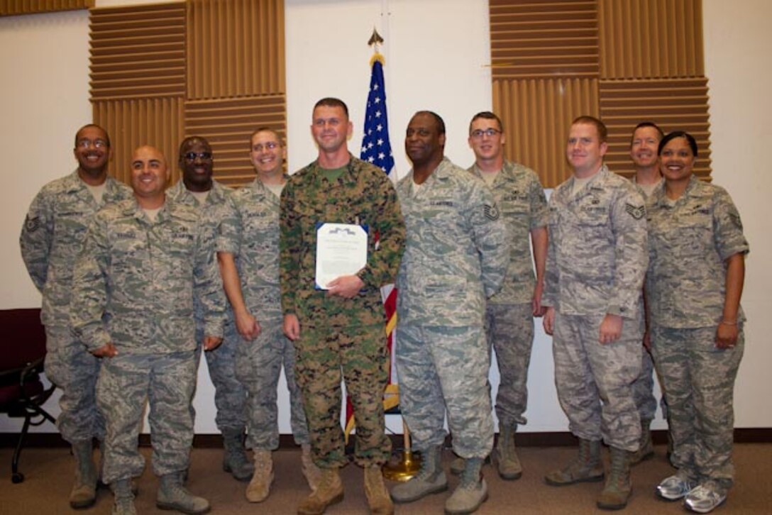 USAF Band of the Pacific- Hawaii honors MARFORPAC Bandsman
