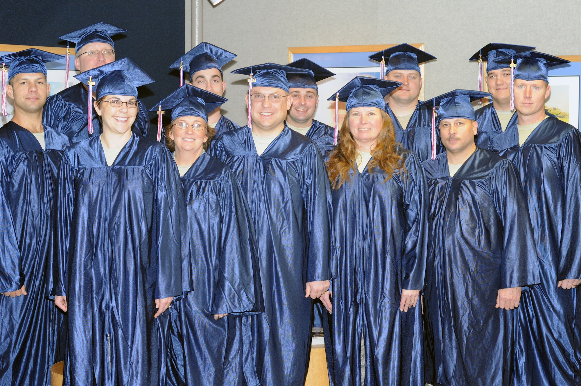 Twenty-seven reservists from the 442nd Fighter Wing received their Community College of the Air Force degrees in a ceremony Jan. 9, 2011. The 442nd Fighter Wing is an A-10 Thunderbolt II Air Force Reserve unit at Whiteman Air Force Base, Mo. (U.S. Air Force photo/Staff Sgt. Jonathan Adams)