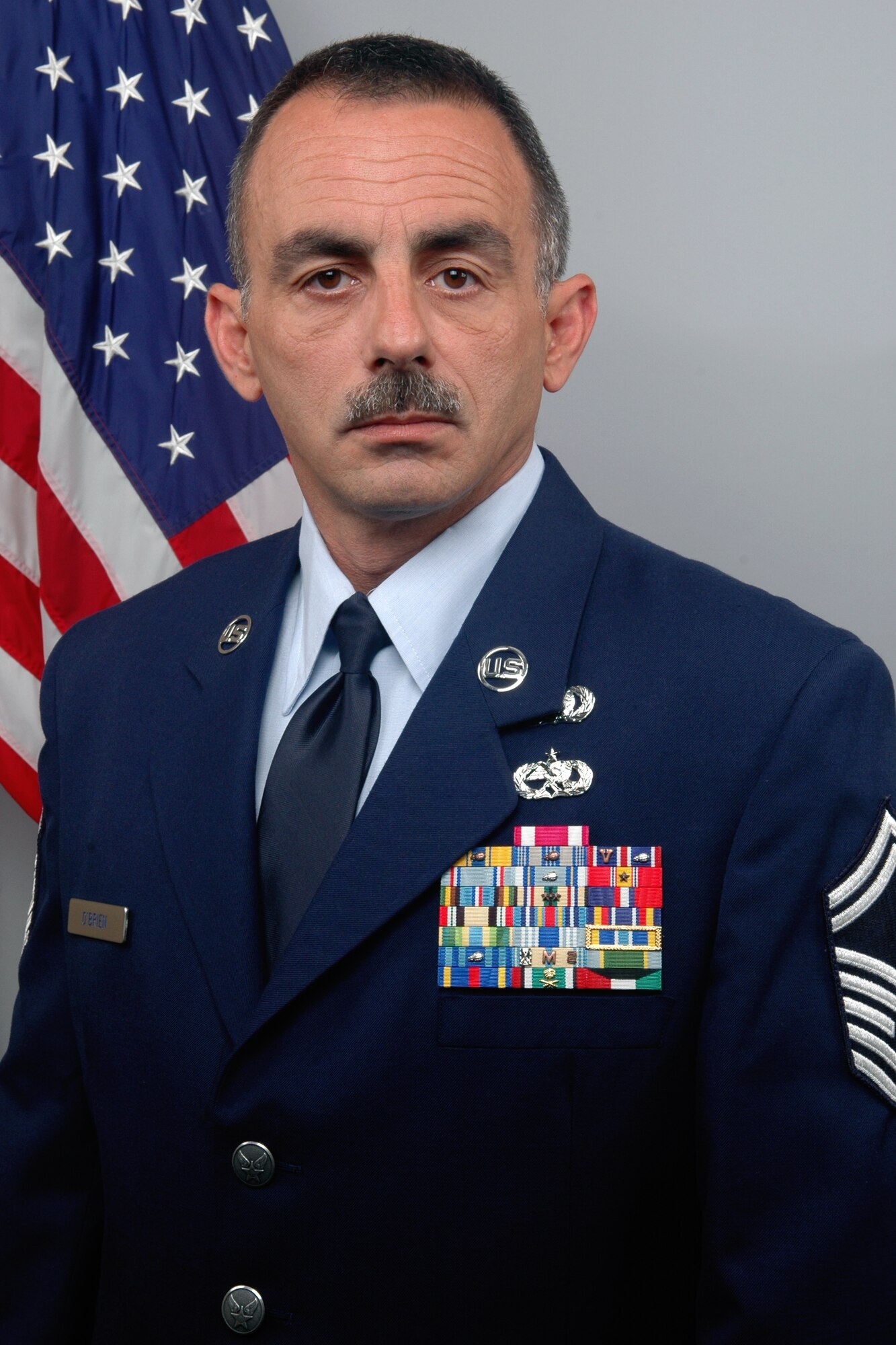 GRISSOM AIR RESERVE BASE, Ind. -- Senior Master Sgt. Michael "Tim" O'Brien, 434th Logistics Readiness Squadron Logistics Plans superintendant, was named the 434th Air Refueling Wing's Senior Noncommissioned Officer of the Year for 2010. (U.S. Air Force photo/Tech. Sgt. Doug Hays)
