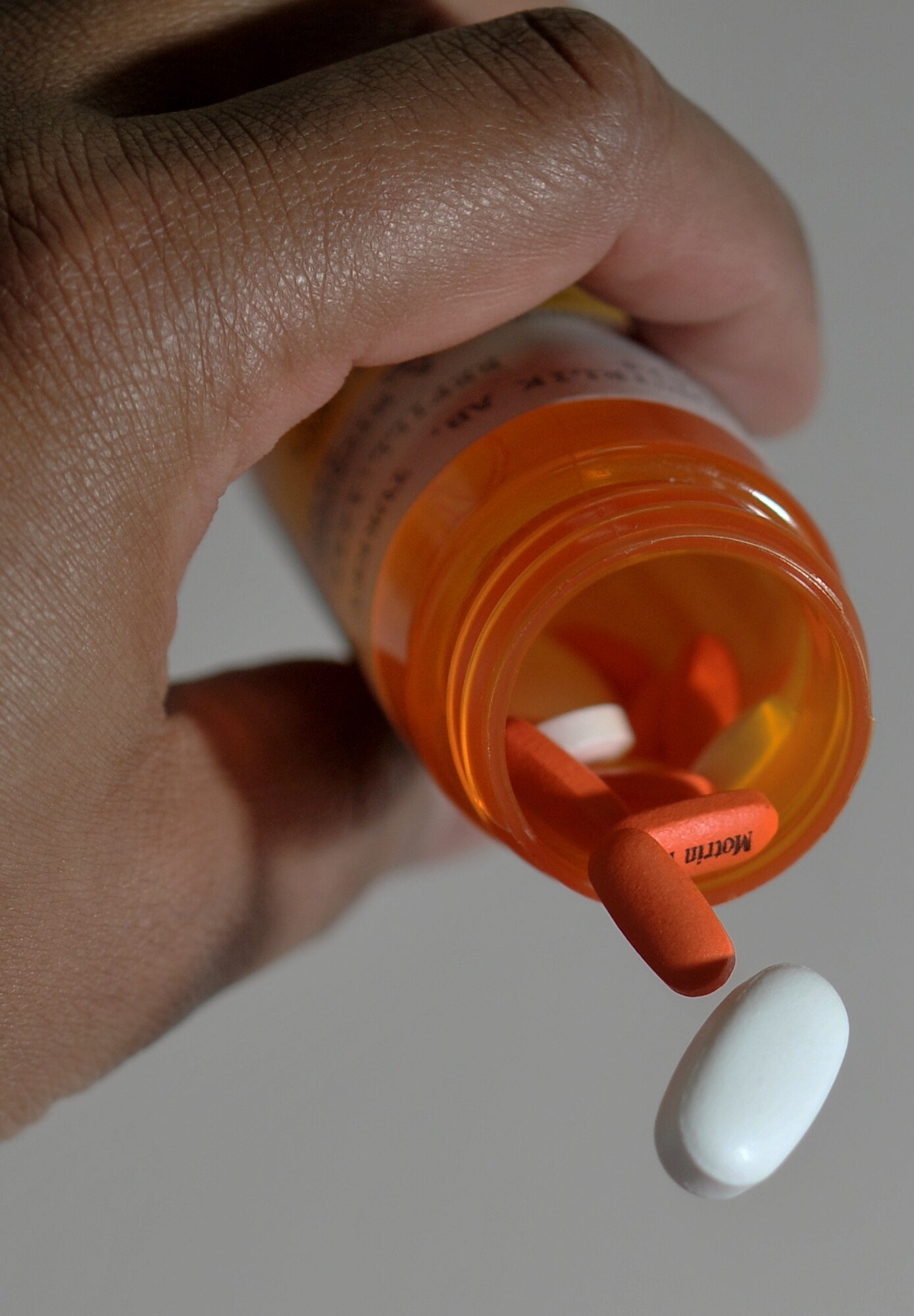 Proper disposal of old or unused medication is taken care of when you return it to your base pharmacy. The pharmacy can accept all types of medications for return as long as they are in their original containers. (U.S. Air Force photo by Staff Sgt. Alexandre Montes/released)