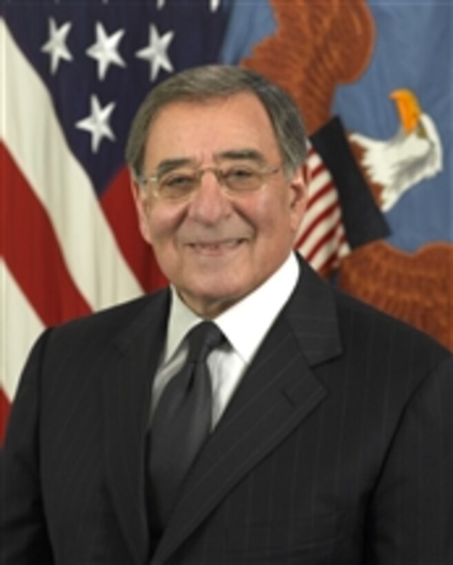 Secretary of Defense Leon E. Panetta.  