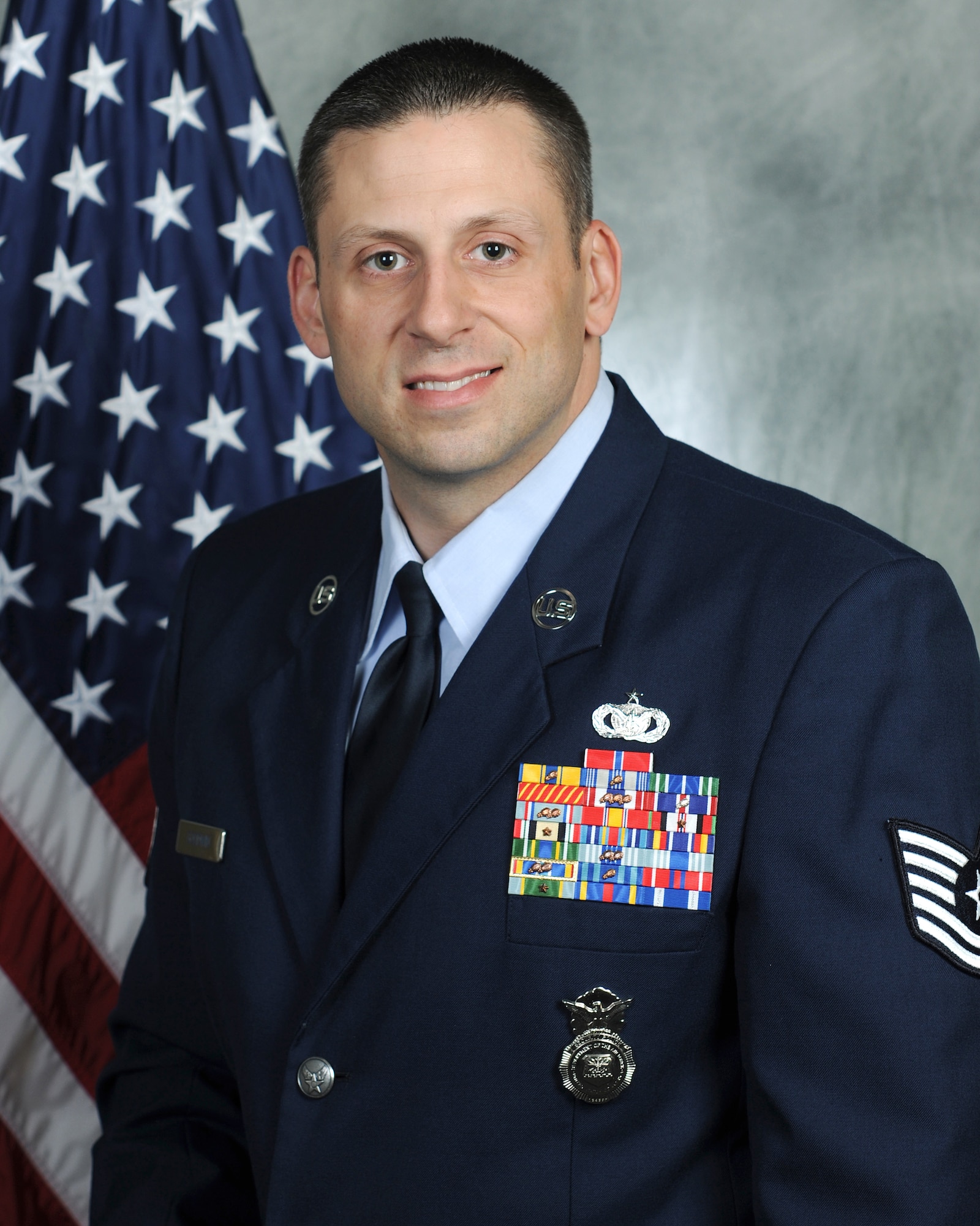ROYAL AIR FORCE LAKENHEATH, England - Tech. Sgt. Dustin Goodwin, 48th Security Forces flight chief, was selected as one of the 12 Outstanding Airman of the Year on July 7, 2011. (U.S. Air Force photo/Airman Cory D. Payne)