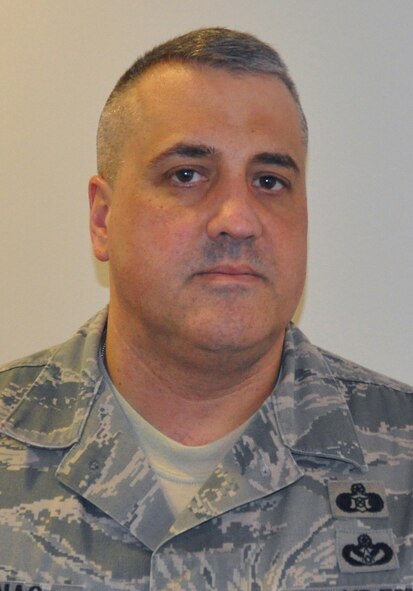 Senior Master Sgt. Alan Dedinas took part in his seventh and last Operation Readiness Inspection in June. Sergeant Dedinas is wrapping up his 33-year career. Those who have learned from his count him as one of the pillar of the Westover emergency management place. (US Air Force photo/Tech. Sgt. Brain Boynton) 