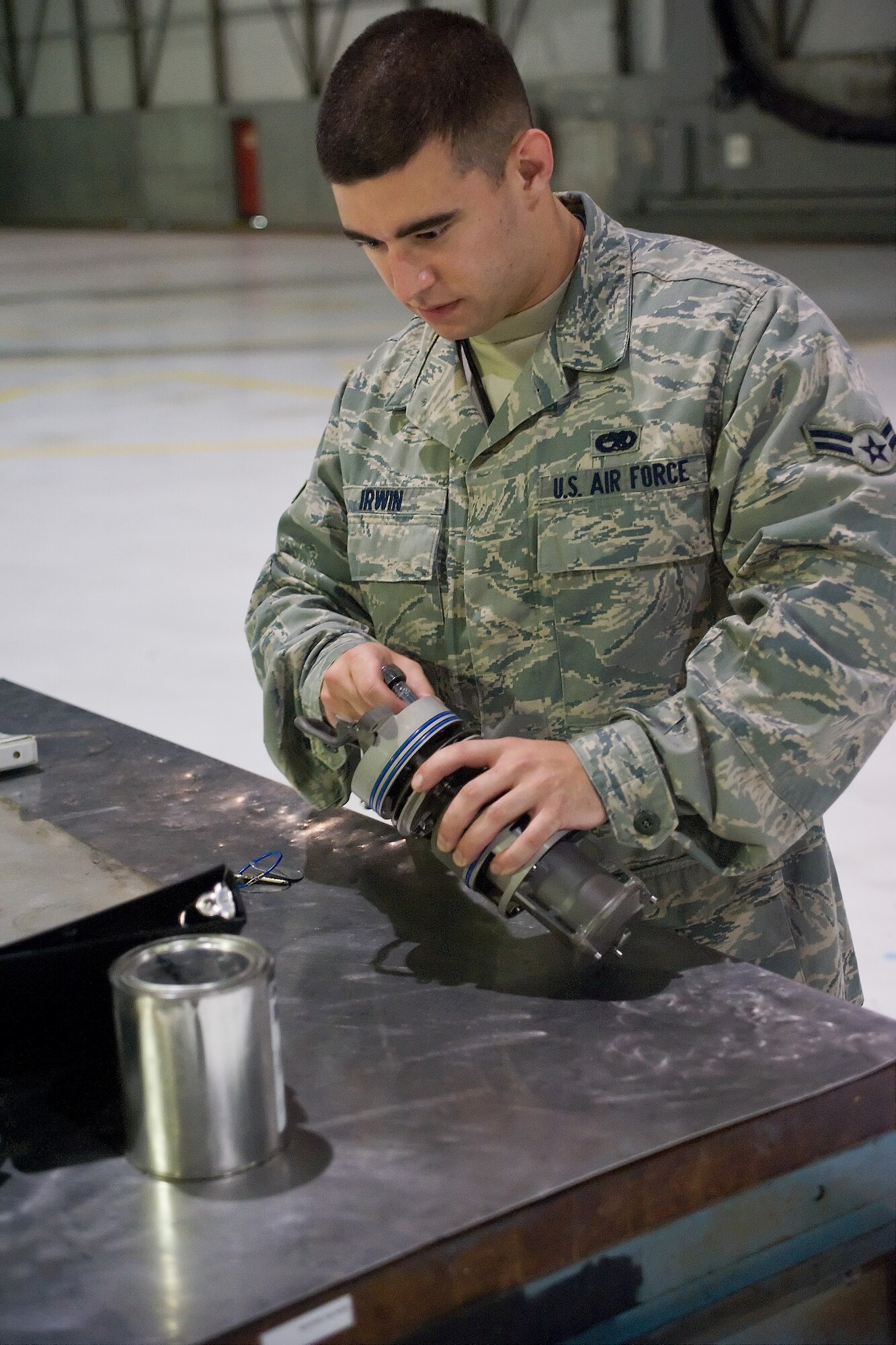 Airman 1st Class Matthew Irwin, Airman of the Week July 15, 2011 (U.S. Air Force photo by Airman 1st Class Jacob Morgan)