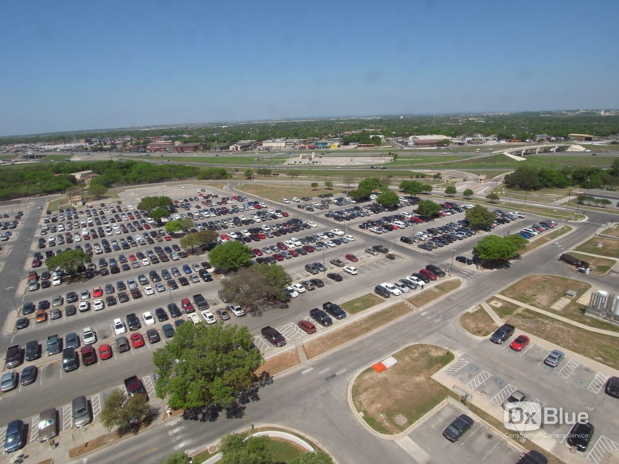 The Wilford Hall Medical Center parking site in front of the main entrance of the hospital before the construction began earlier this summer. (courtesy photo)