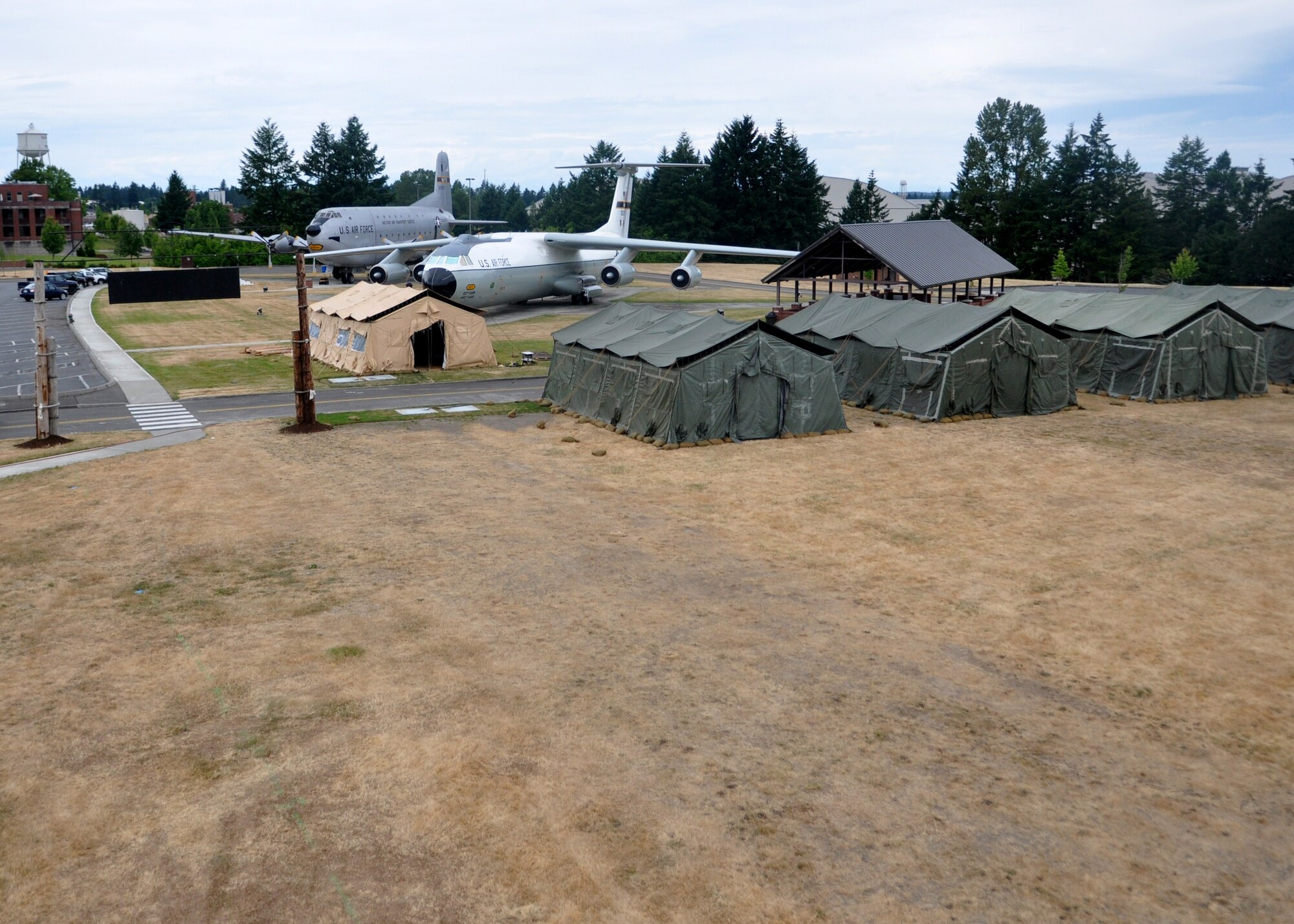 Rainier Ranch construction began June 20 and is almost complete. Joint Base Lewis-McChord, Wash., will host Air Mobility Command Rodeo 2011, and competition is set to take place from July 23 to 29. (U.S. Air Force photo/Airman 1st Class Leah Young)