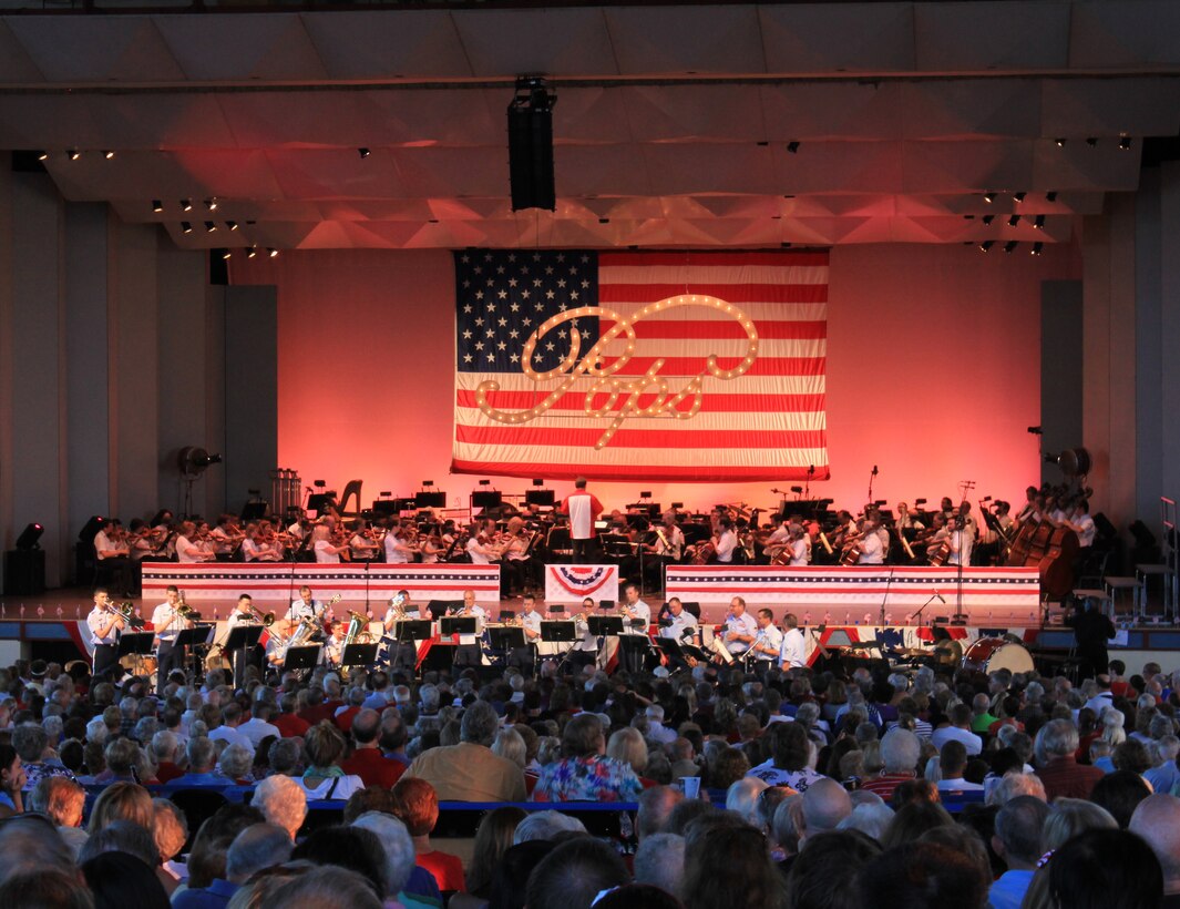 Prism Brass performs with the Cincinnati Pops Orchestra on July 4, 2011.