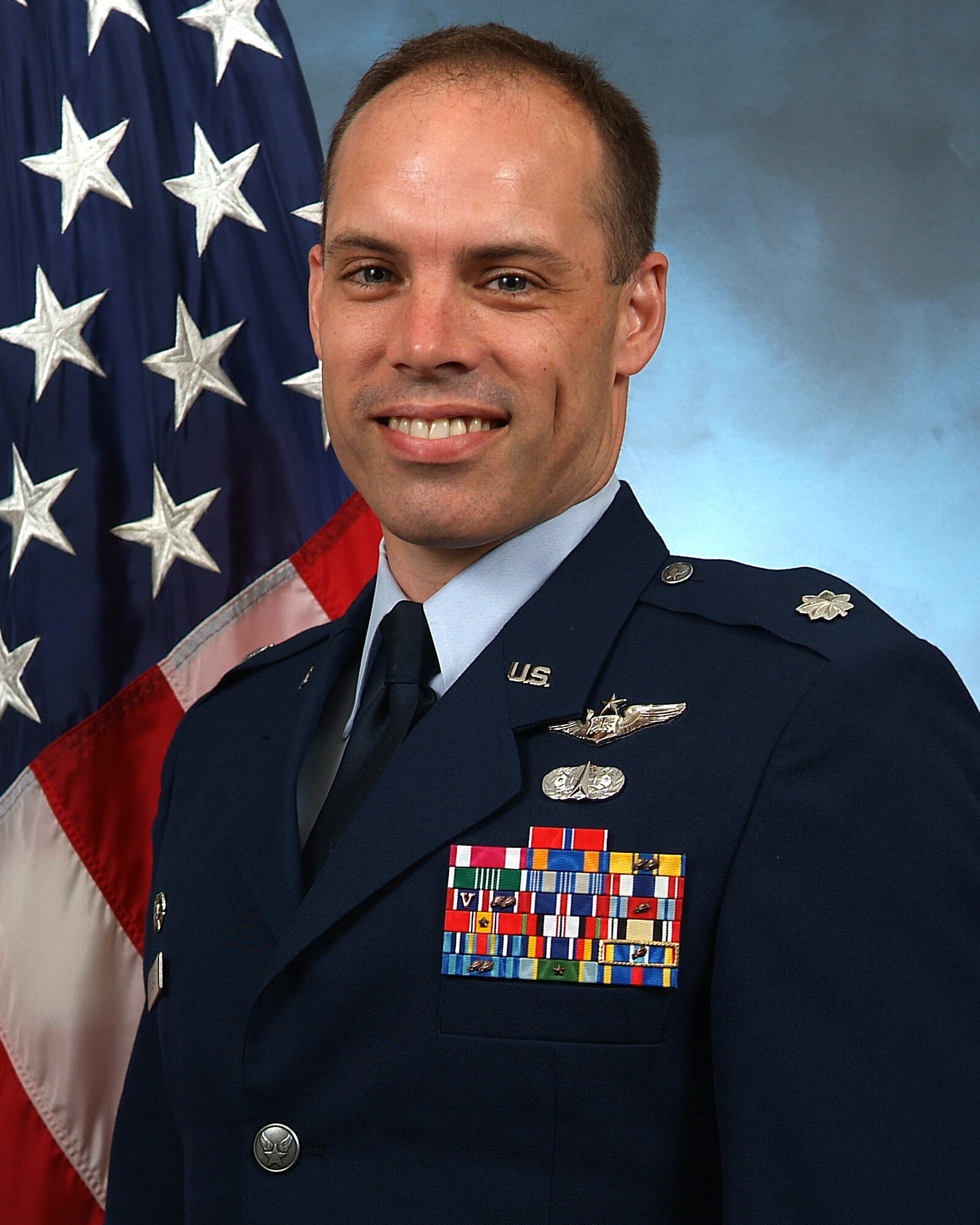 Lt. Col. Glen Shilland, 505th Combat Training Squadron commander, assumed command of the 505th CTS at Hurlburt Field, Fla., June 15, 2011. (U.S. Air Force official photo) 
